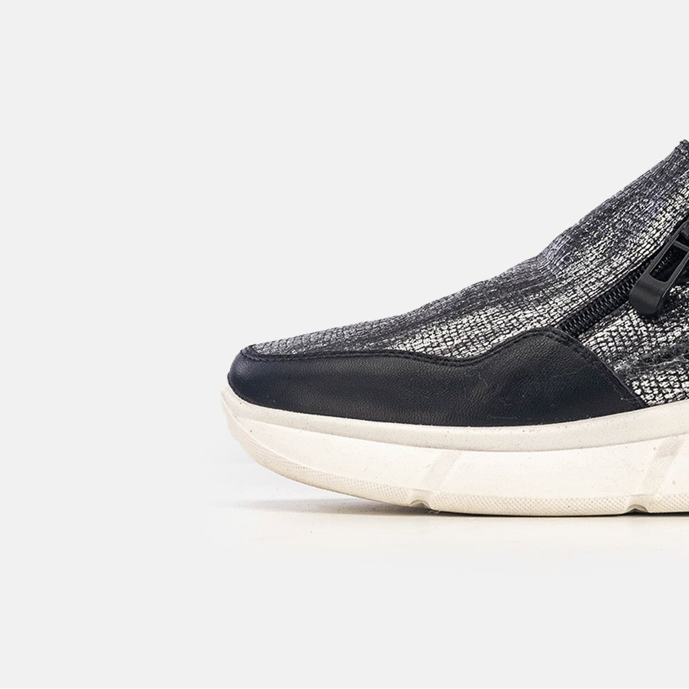 Volzak 178 Basket en cuir Noir