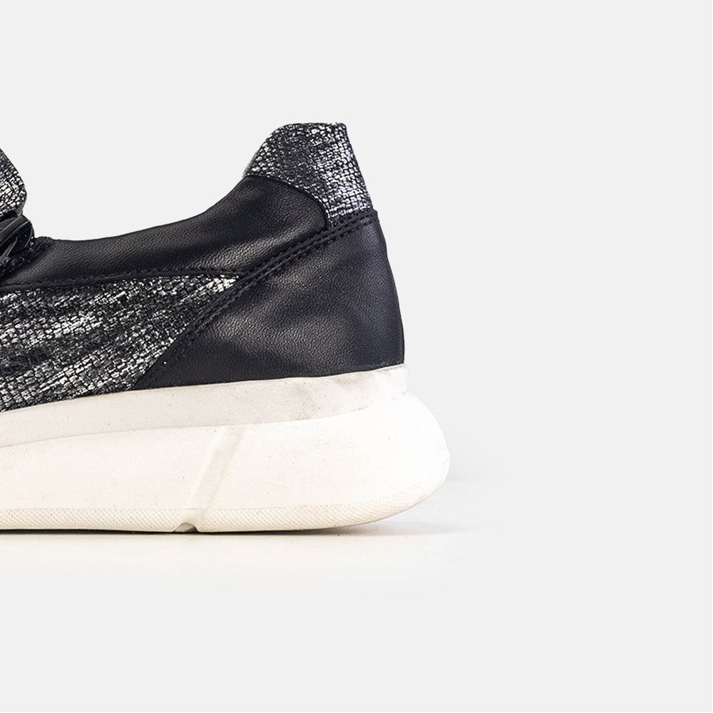 Volzak 178 Basket en cuir Noir