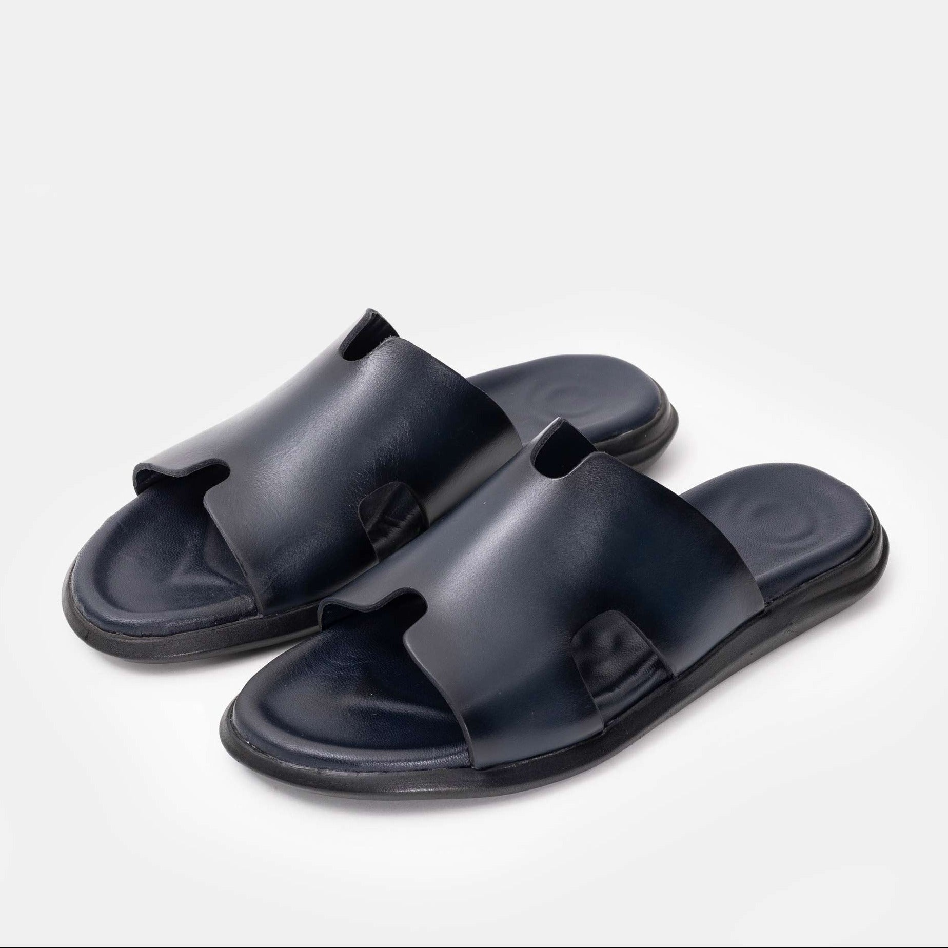 Volzak 5130 Leather Sandal Blue