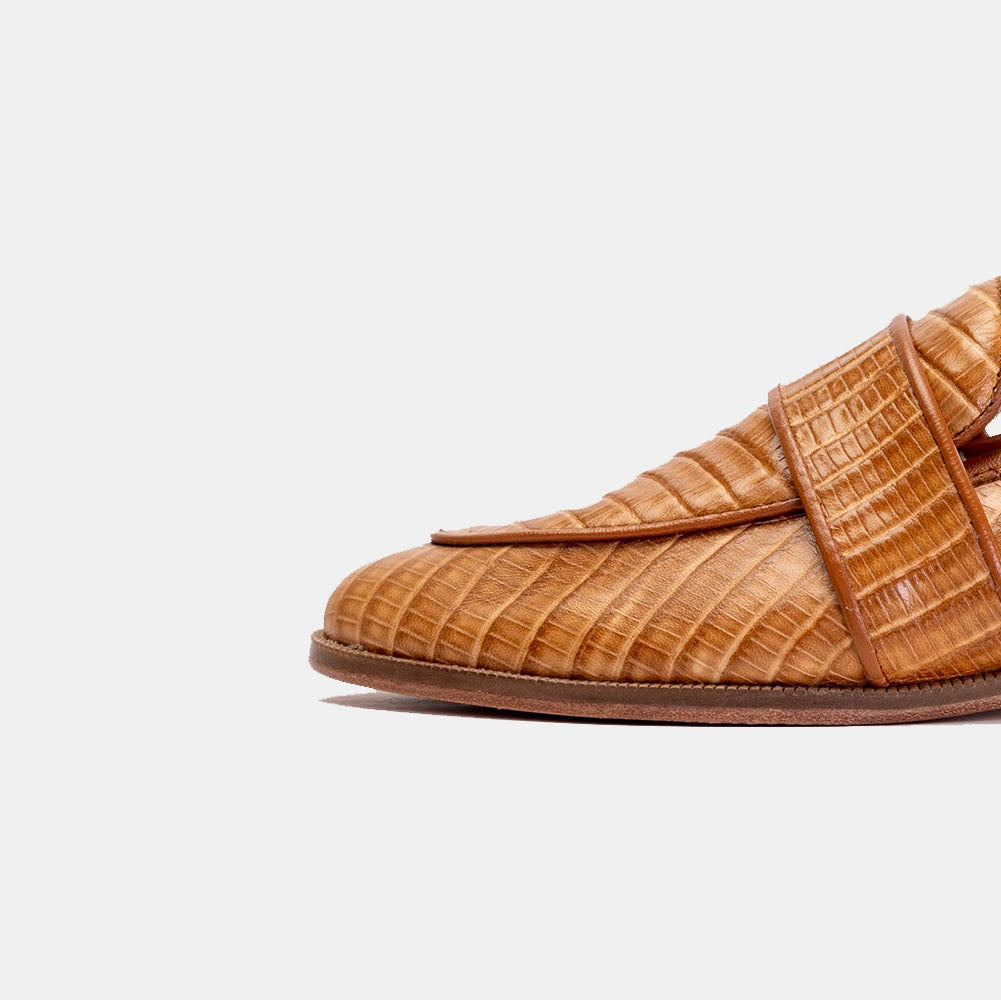 Volzak 2037 Chaussure en cuir Camel
