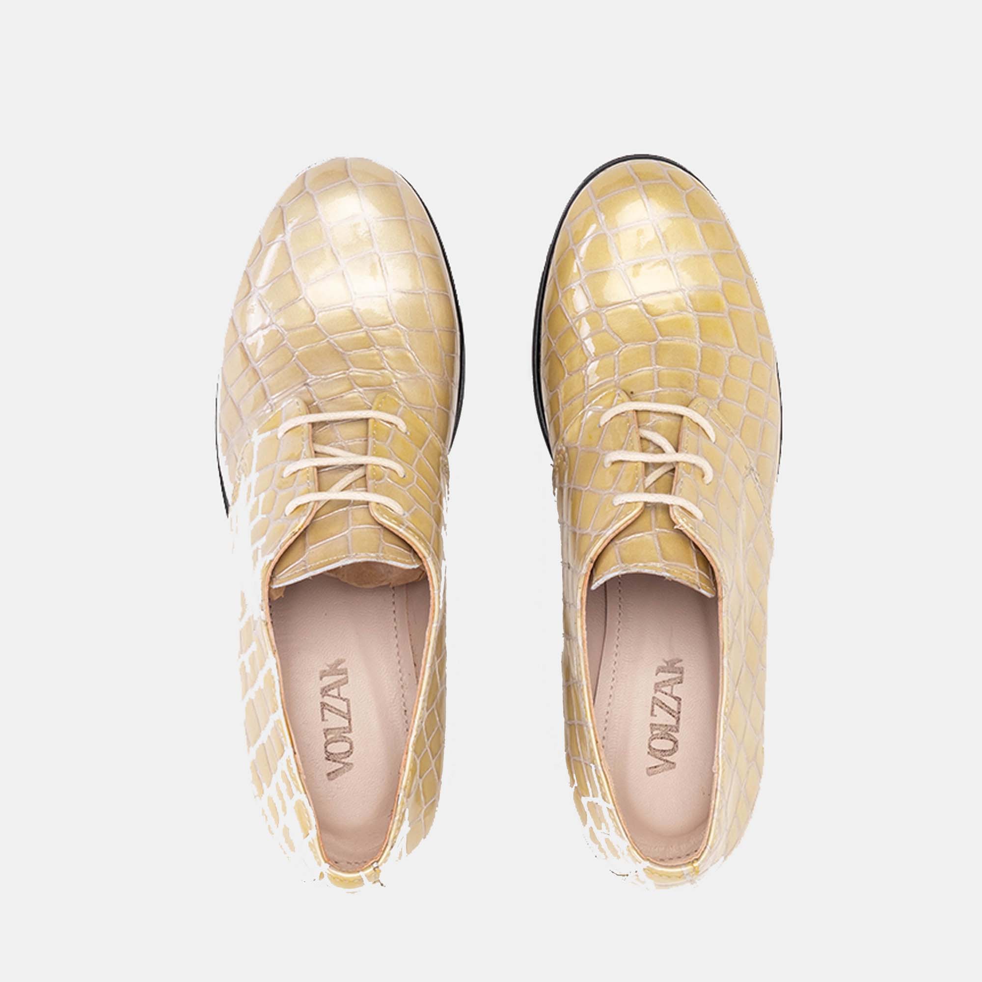 Volzak 2090 chaussure en cuir Beige