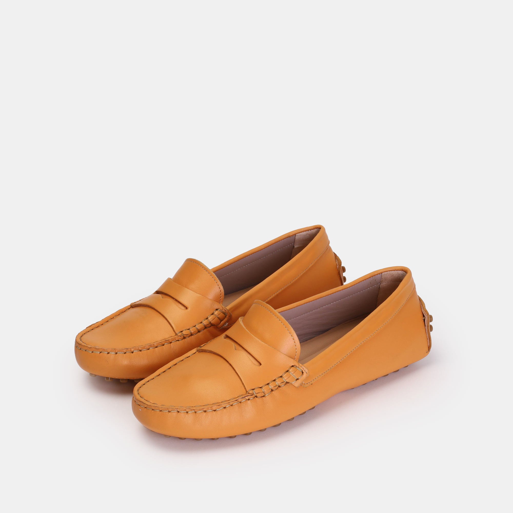Volzak 305 Mocassin en cuir Orange