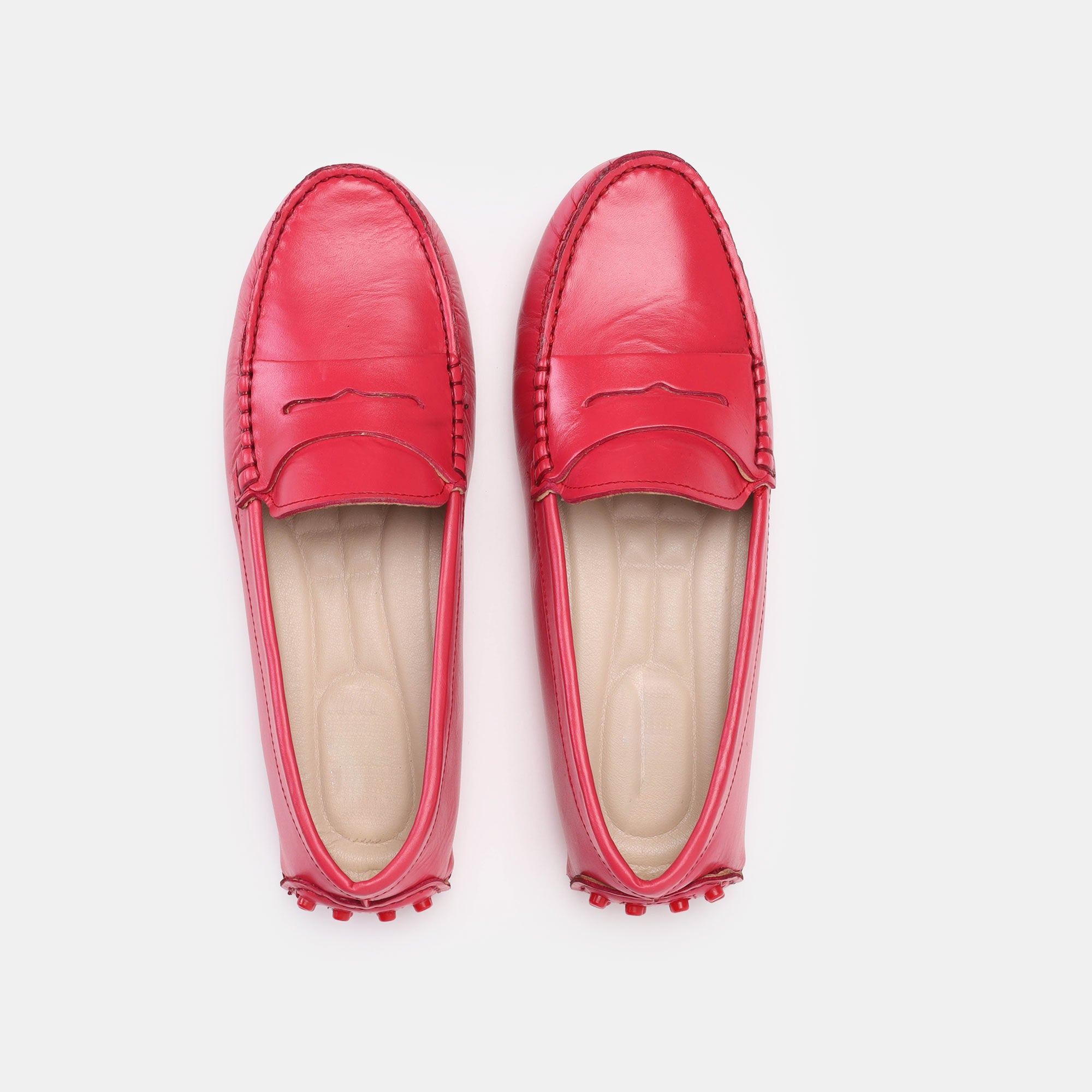 Volzak 305 Mocassin en cuir Rose