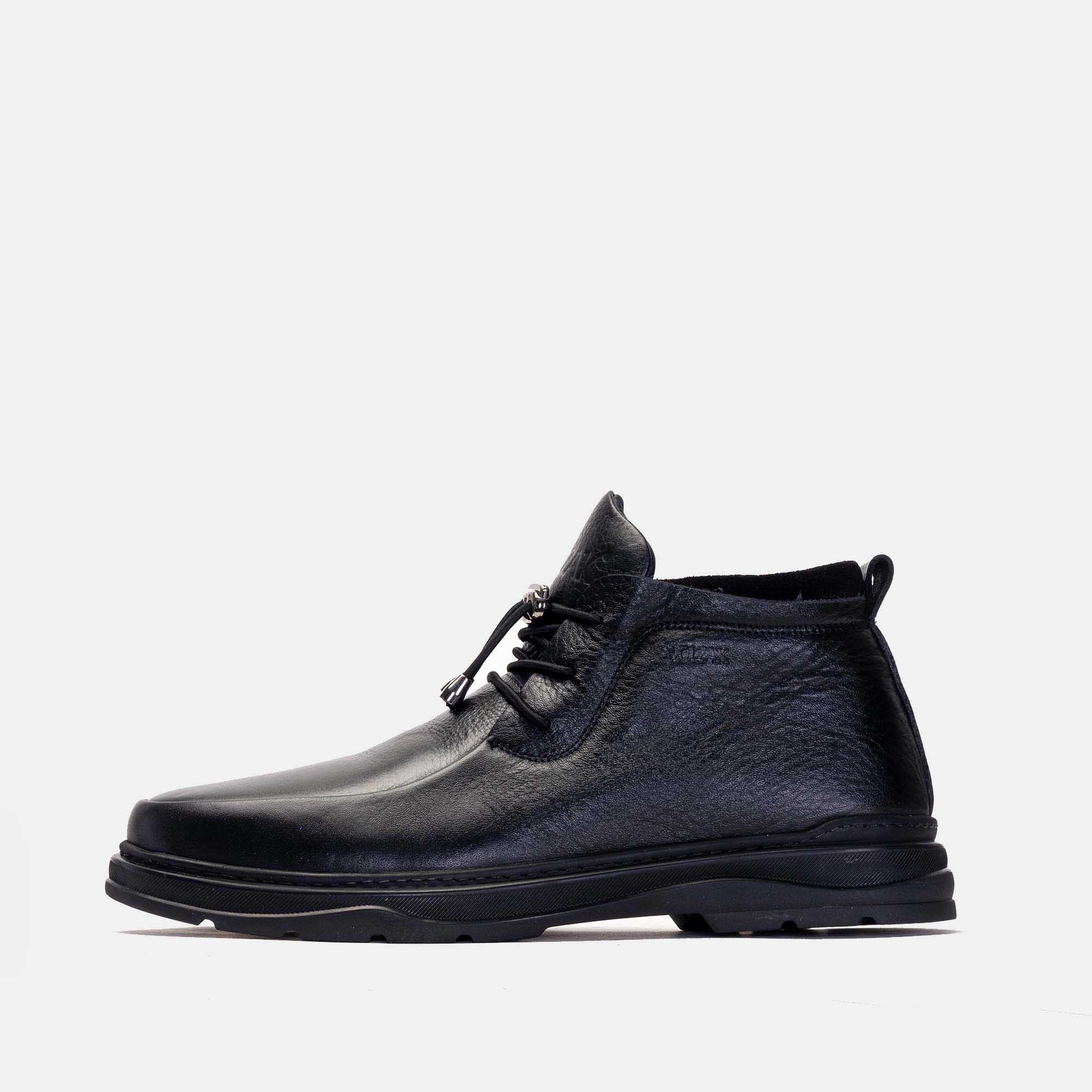 '''3069 Bottine en cuir Noir