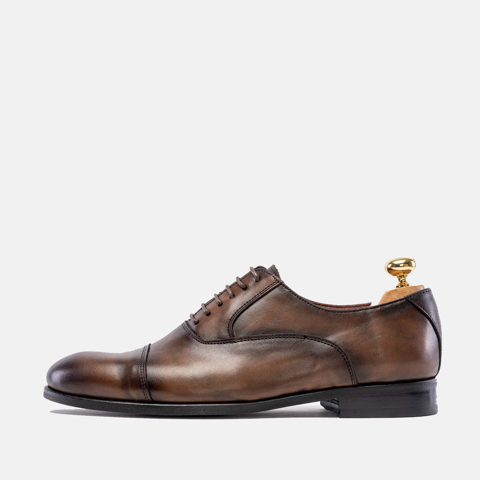 Volzak 5105 Chaussure cuir Marron Vintage