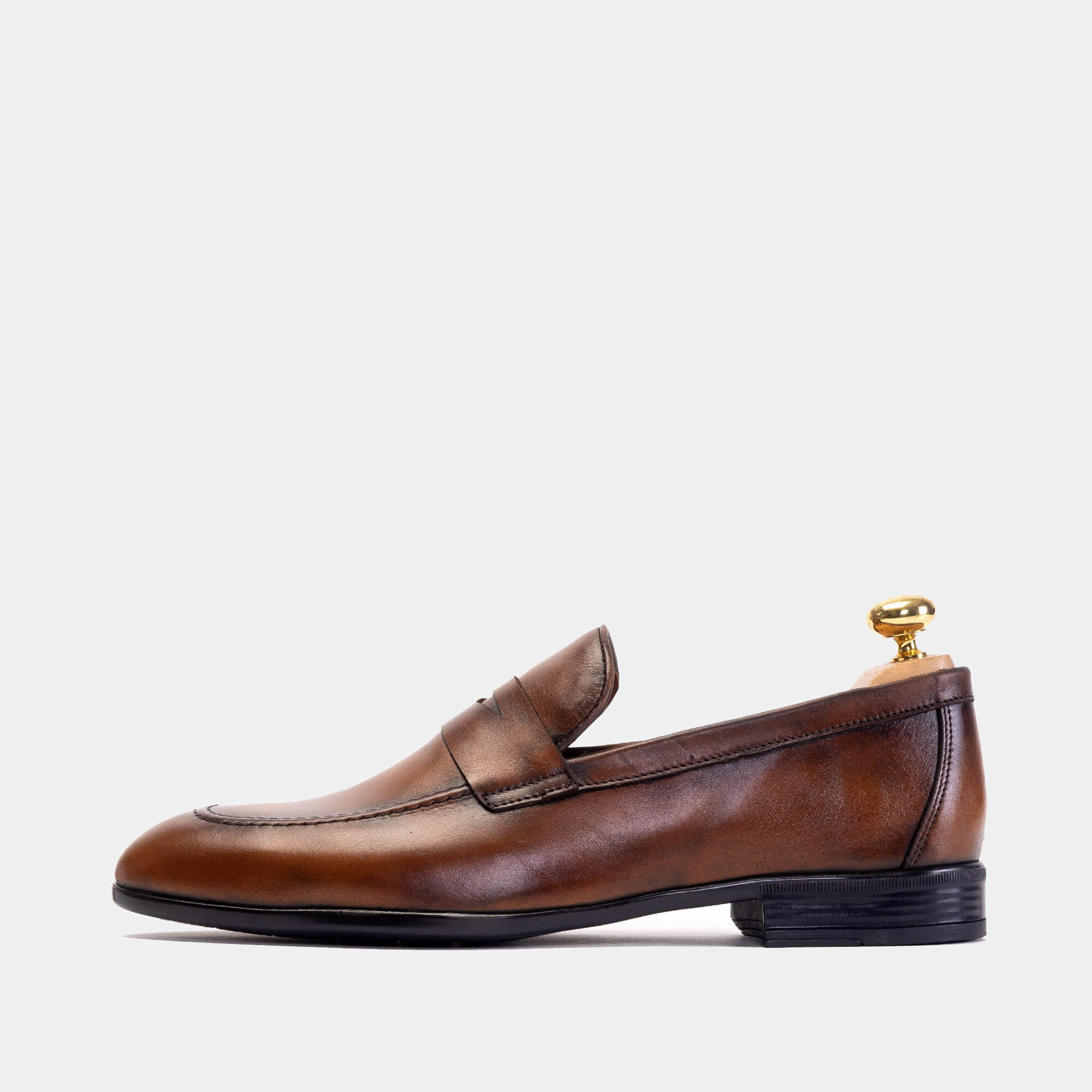 Volzak 5123 Chaussure cuir Marron vintage