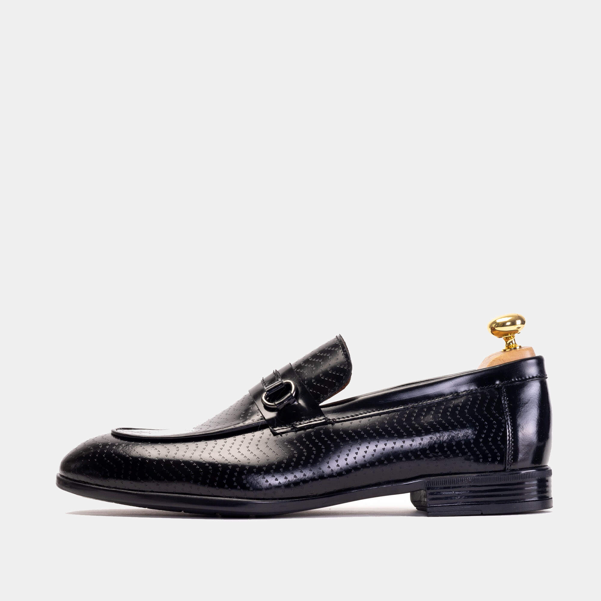Volzak 5124 Chaussure cuir Démasquable Noir