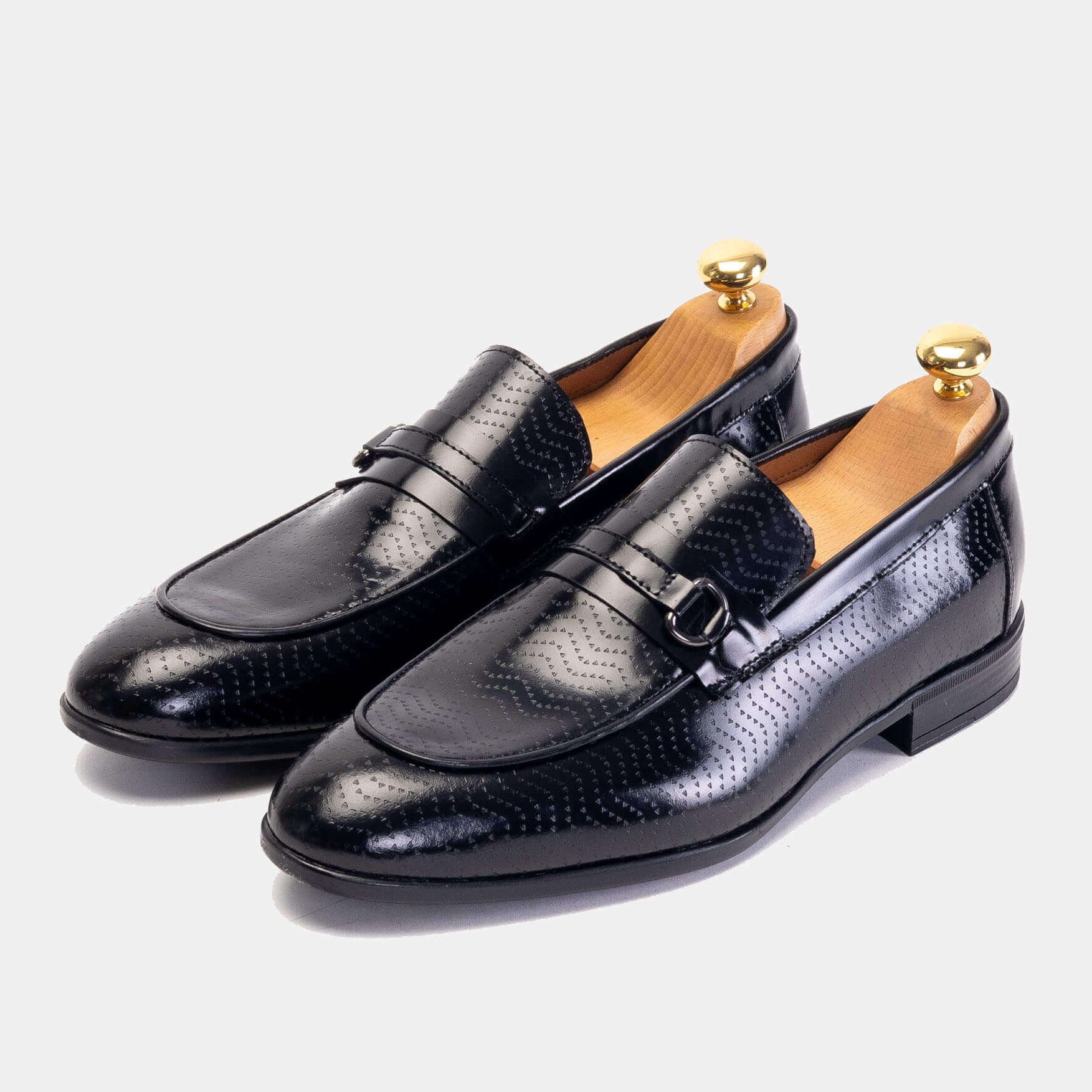 Volzak 5124 Chaussure cuir Démasquable Noir