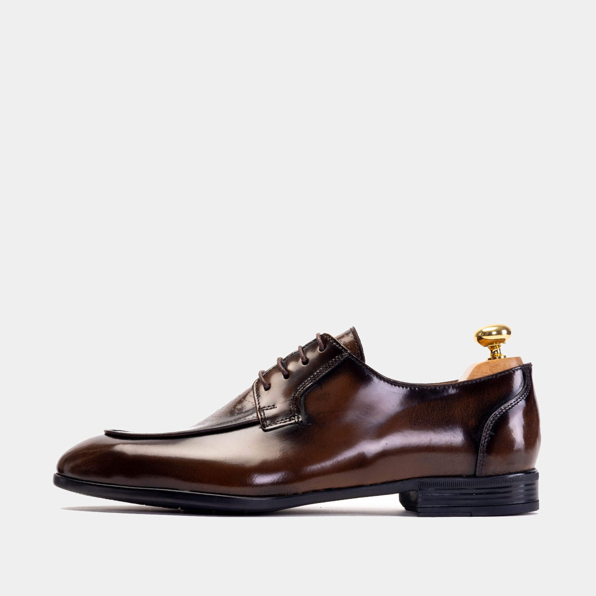 Volzak 5128 Chaussure cuir Démasquable Marron vintage
