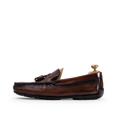 Volzak 5140 Mocassin en cuir Démasquable marron