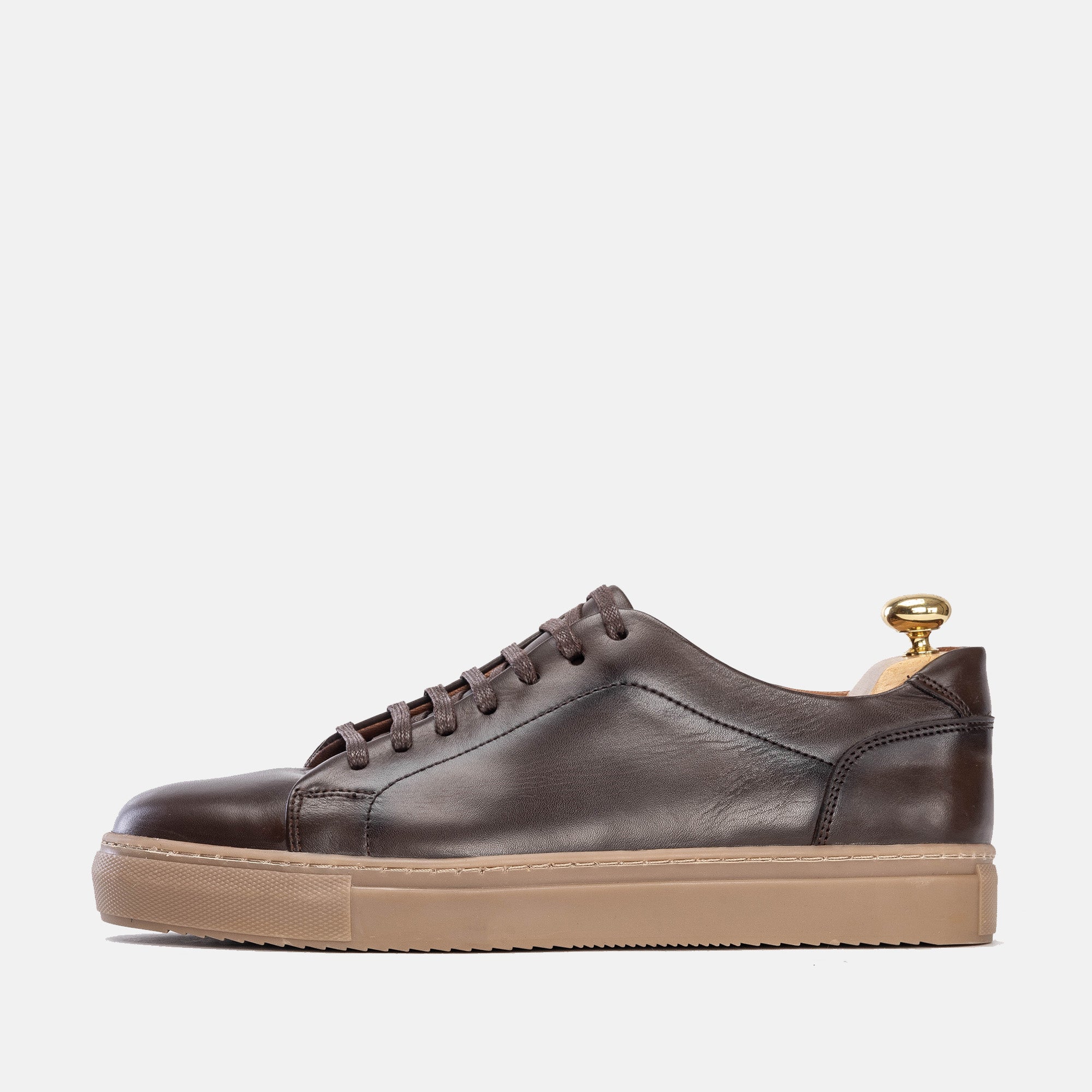 Volzak 5150 Basket en cuir Marron