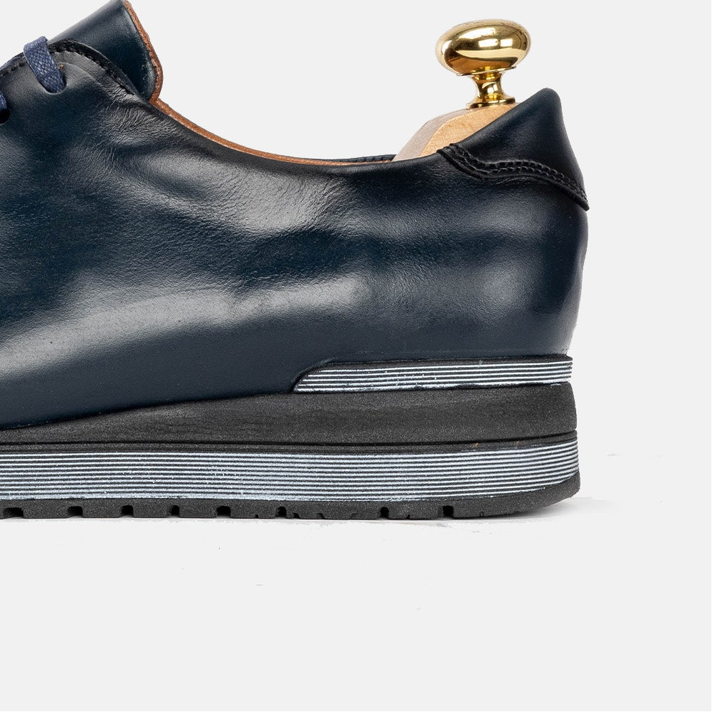 Volzak 5154 Leather sneaker Blue