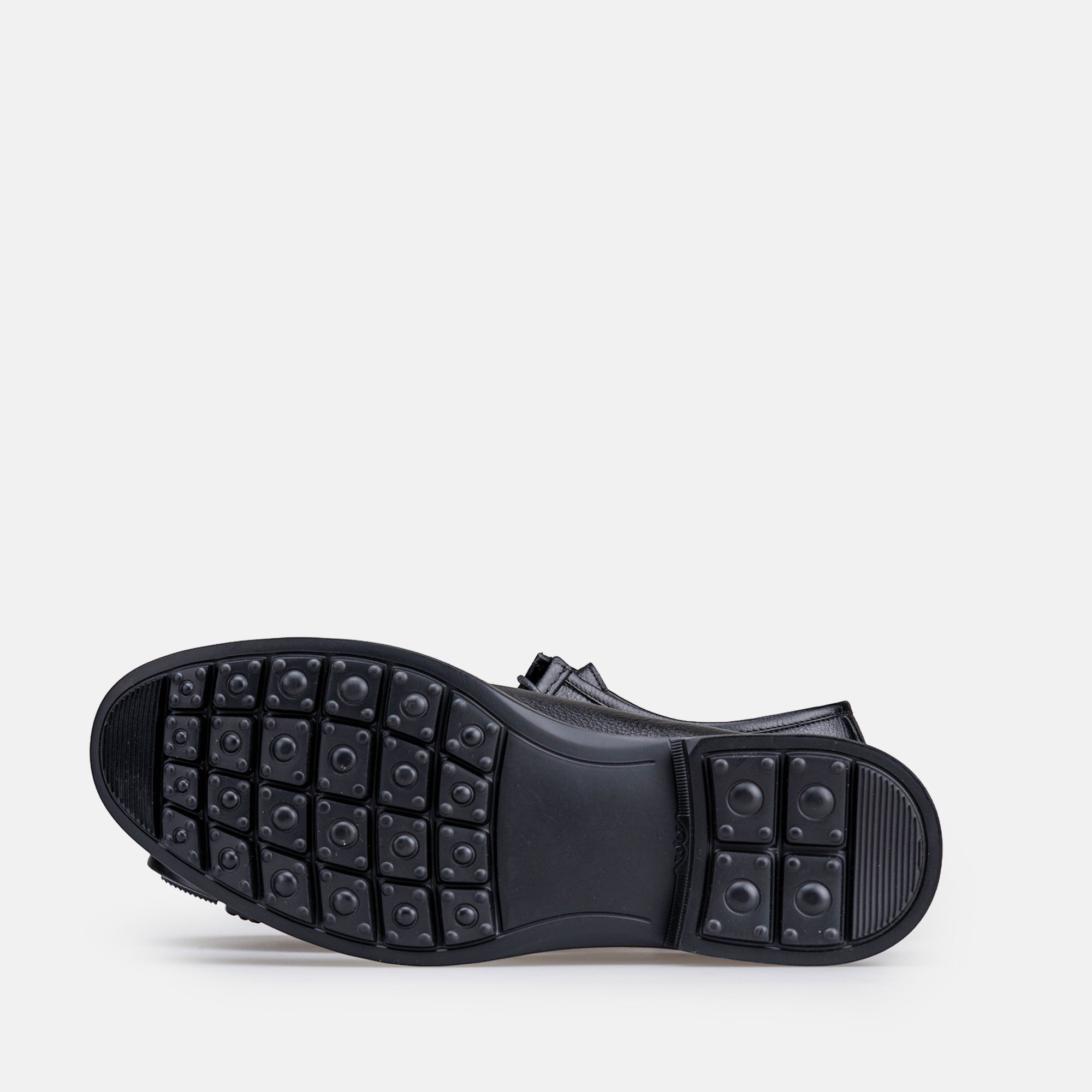 Volzak 5545 chaussure en cuir Noir Grainé