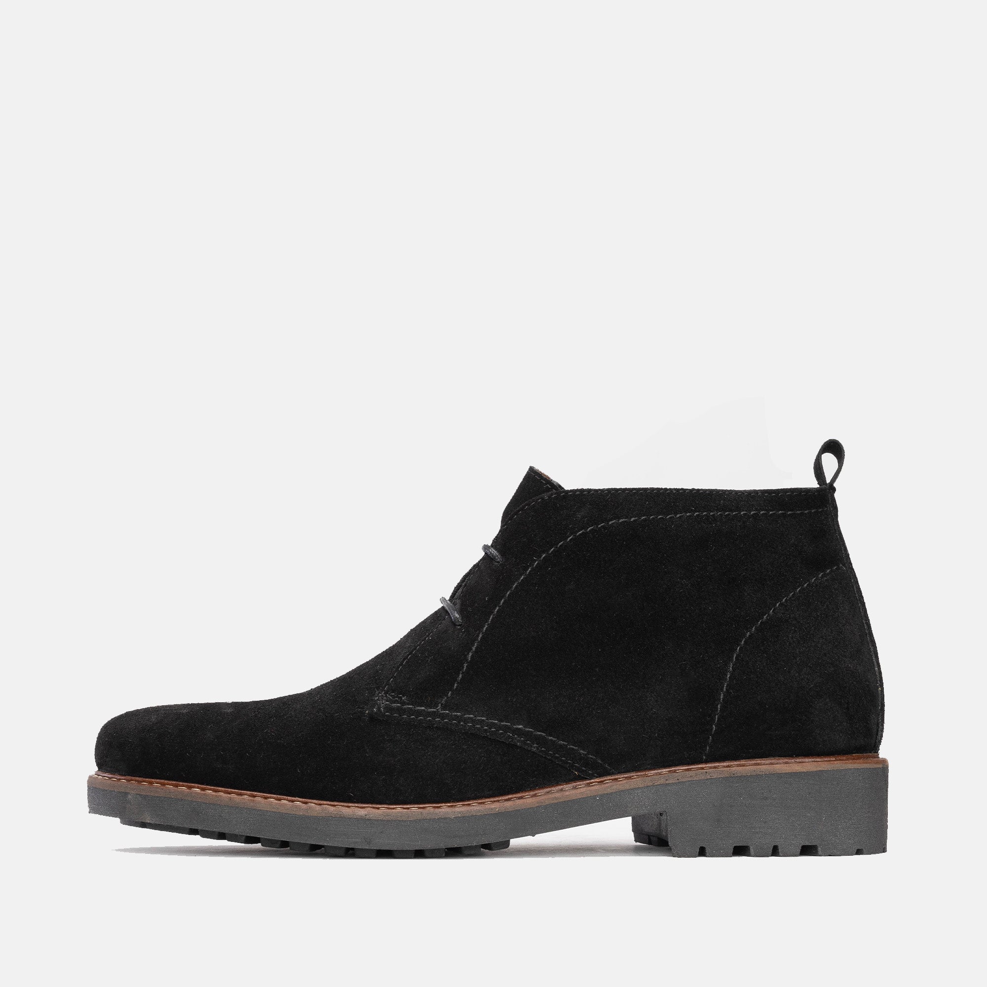 Volzak 684 Bottine en daim Noir
