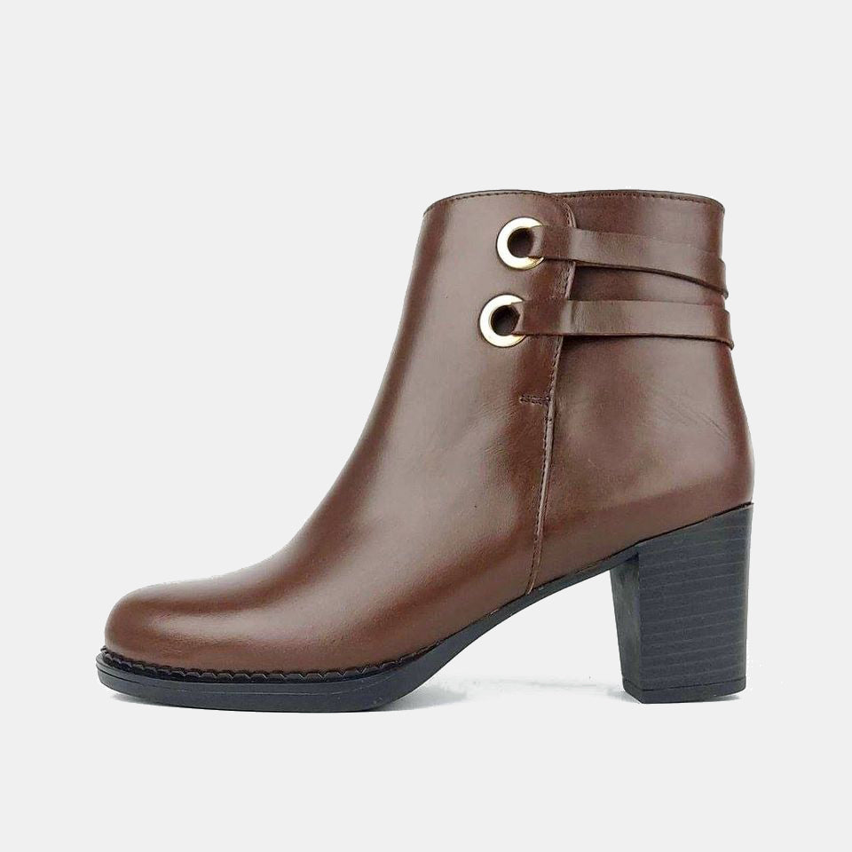 Volzak 907 botte en cuir marron