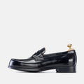 Volzak 5157 mocassin en cuir démasquable noir