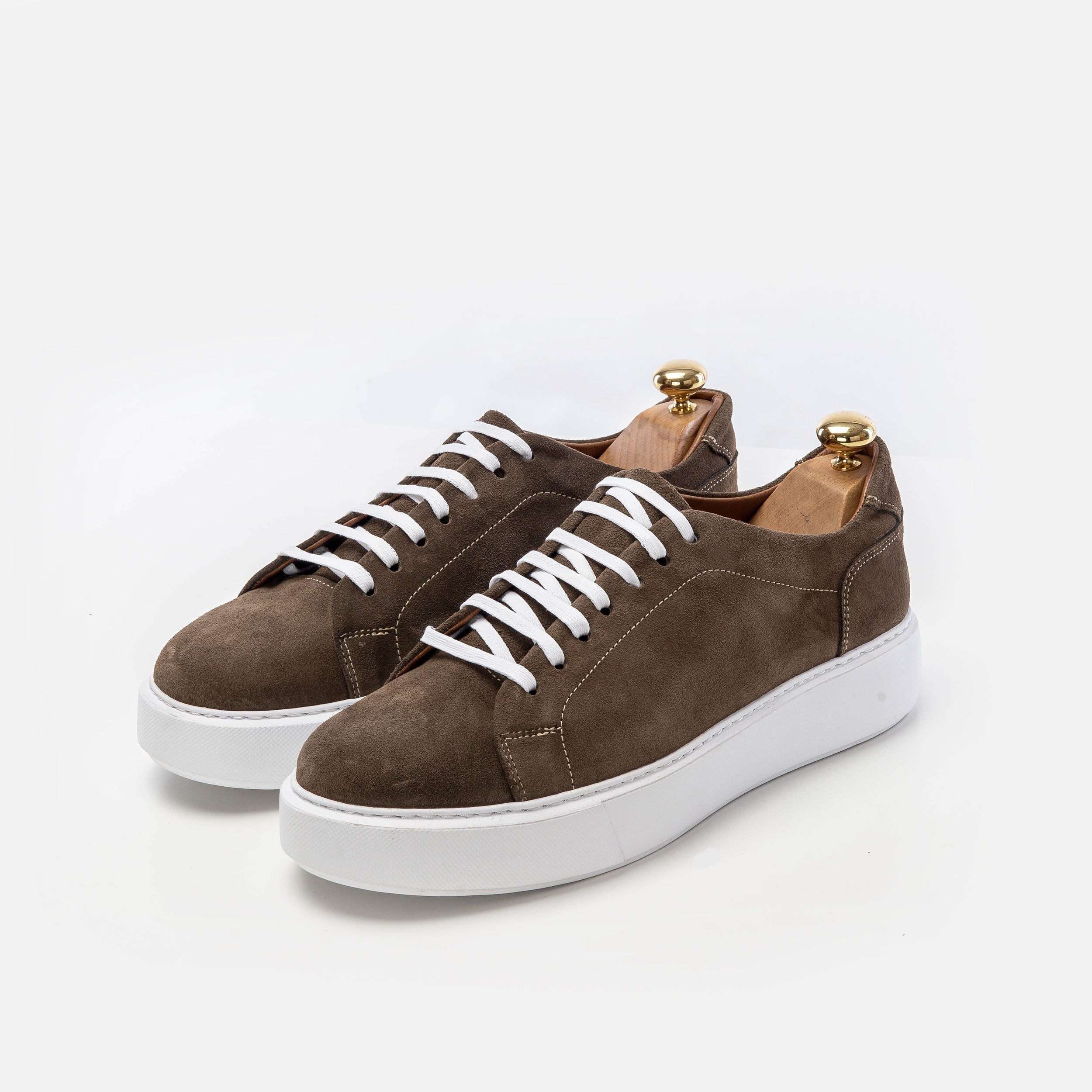 Volzak 5177 basket en daim gris