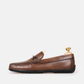 Volzak 5419 Mocassin en cuir Marron Vintage