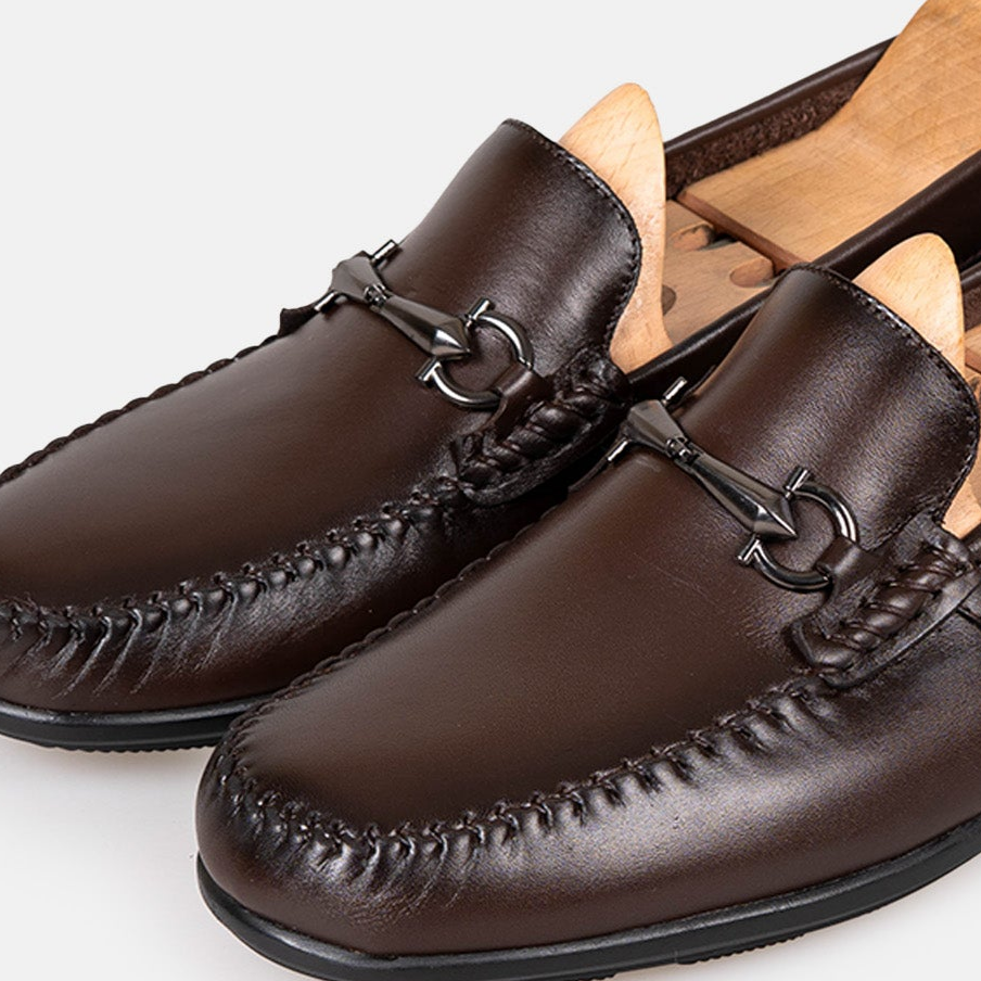 Volzak 5419 Brown Leather Moccasin