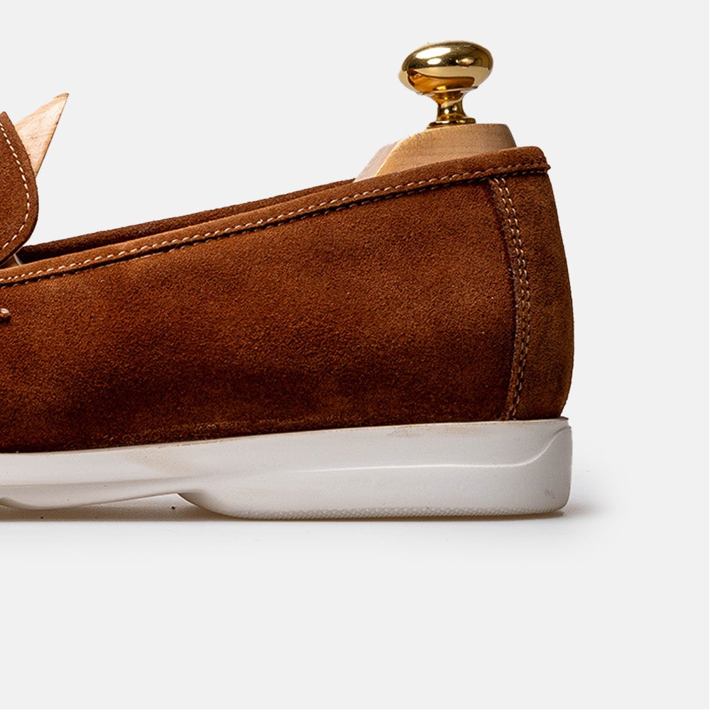 Volzak 3062 Mocassin en daim Camel