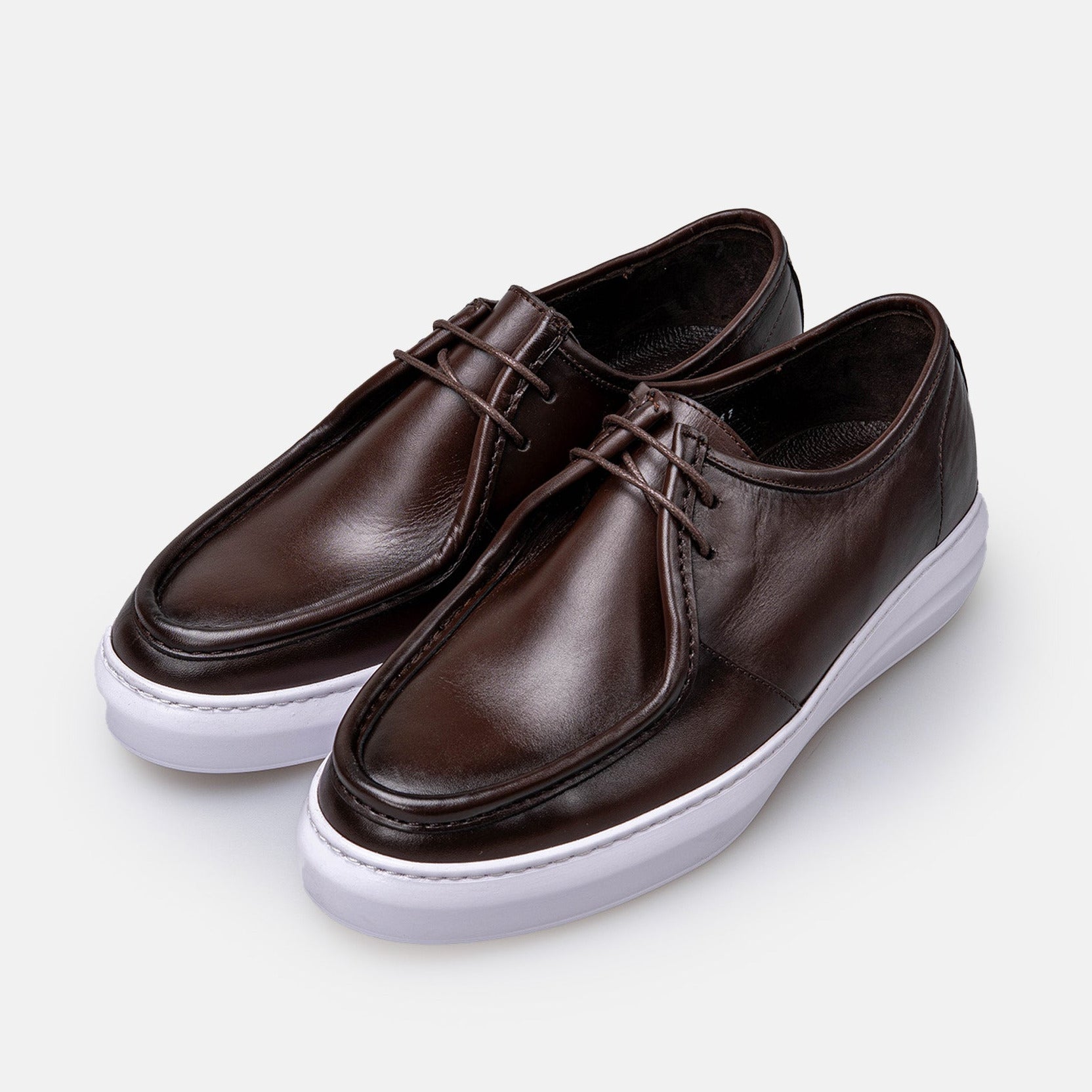 Volzak 5418 basket en cuir Marron