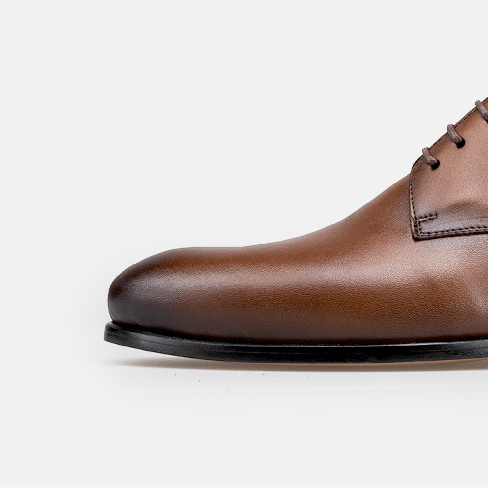 Volzak 5431 chaussure en cuir Marron Vintage