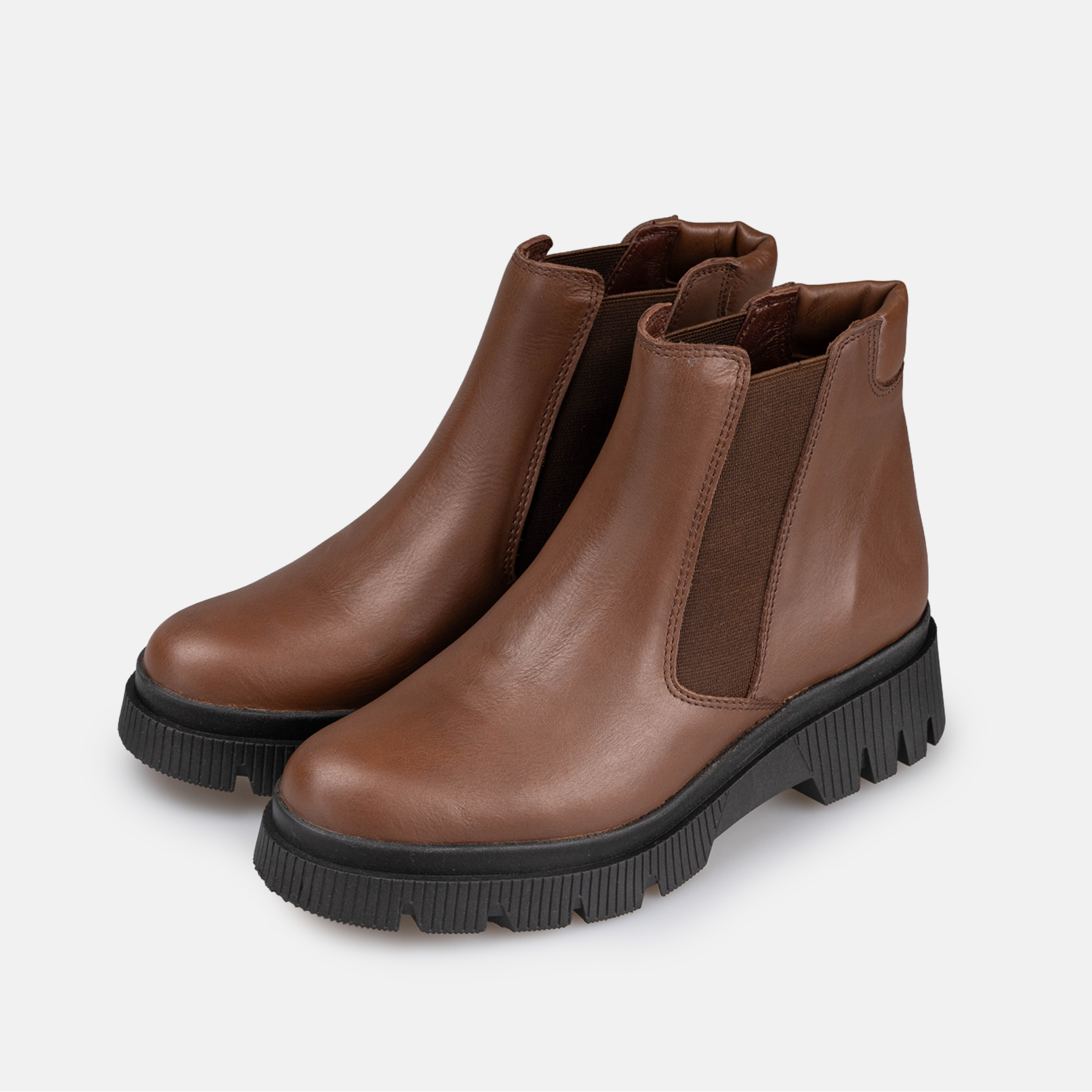 Volzak 1088 Brown Leather Ankle Boot