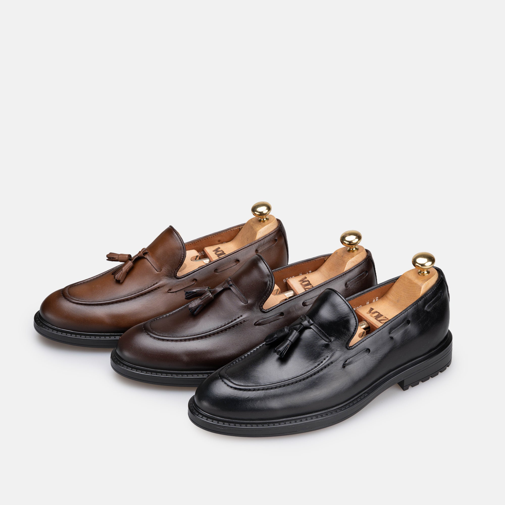Volzak 5500 chaussure en cuir Marron Vintage