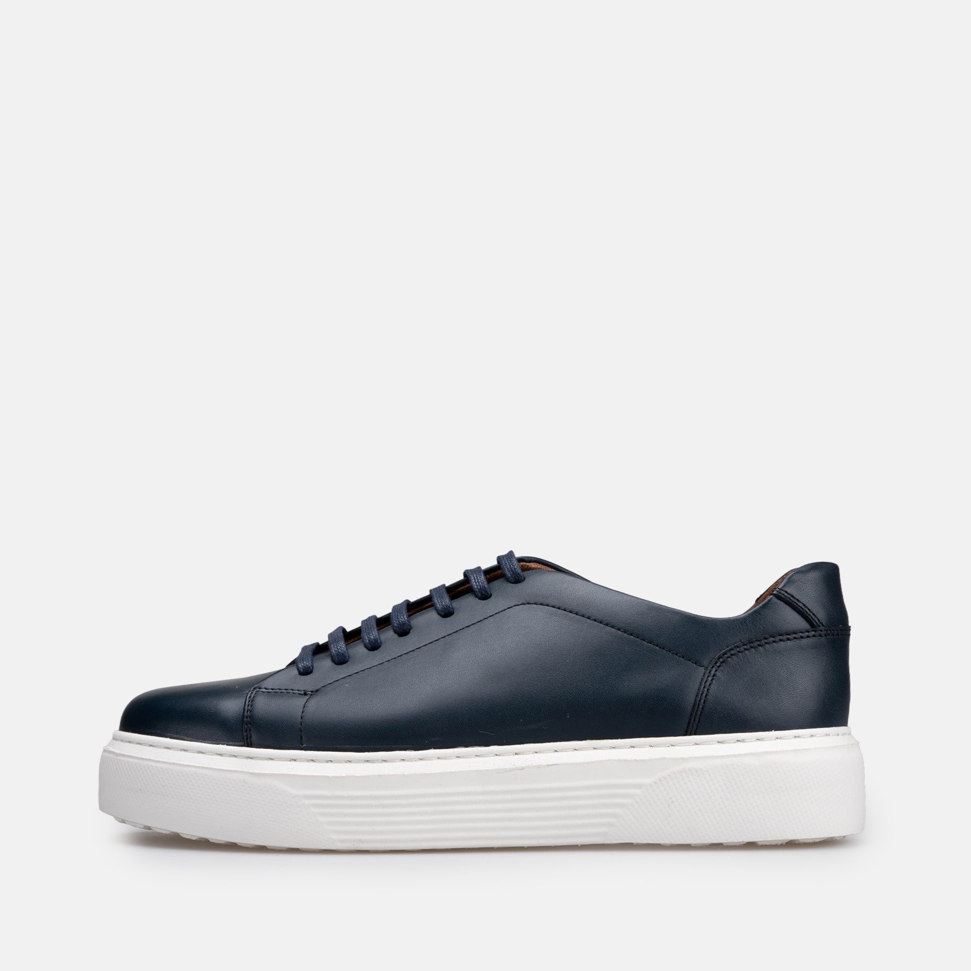 Volzak 5214 basket en cuir bleu