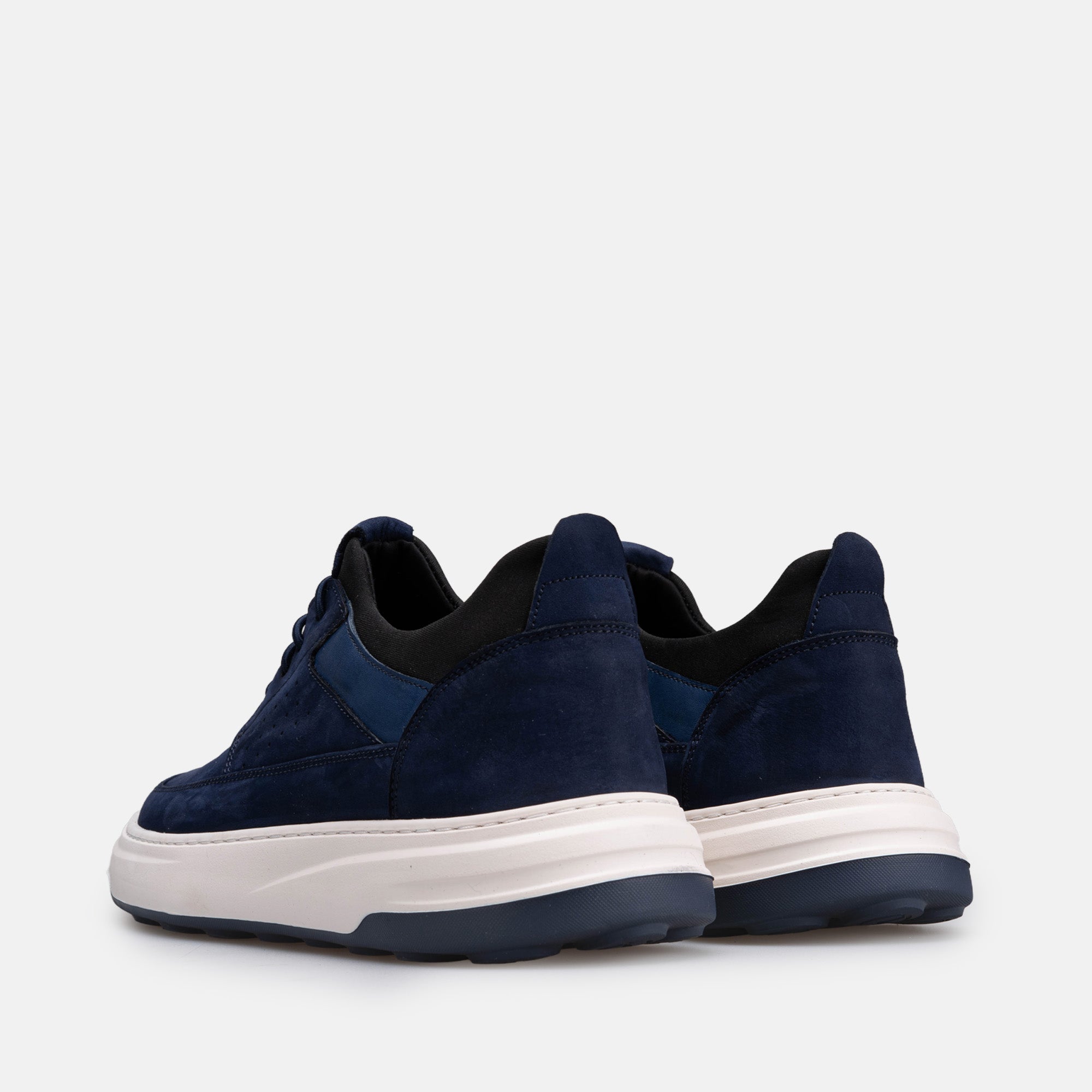 Volzak 317 basket en nubuck Bleu