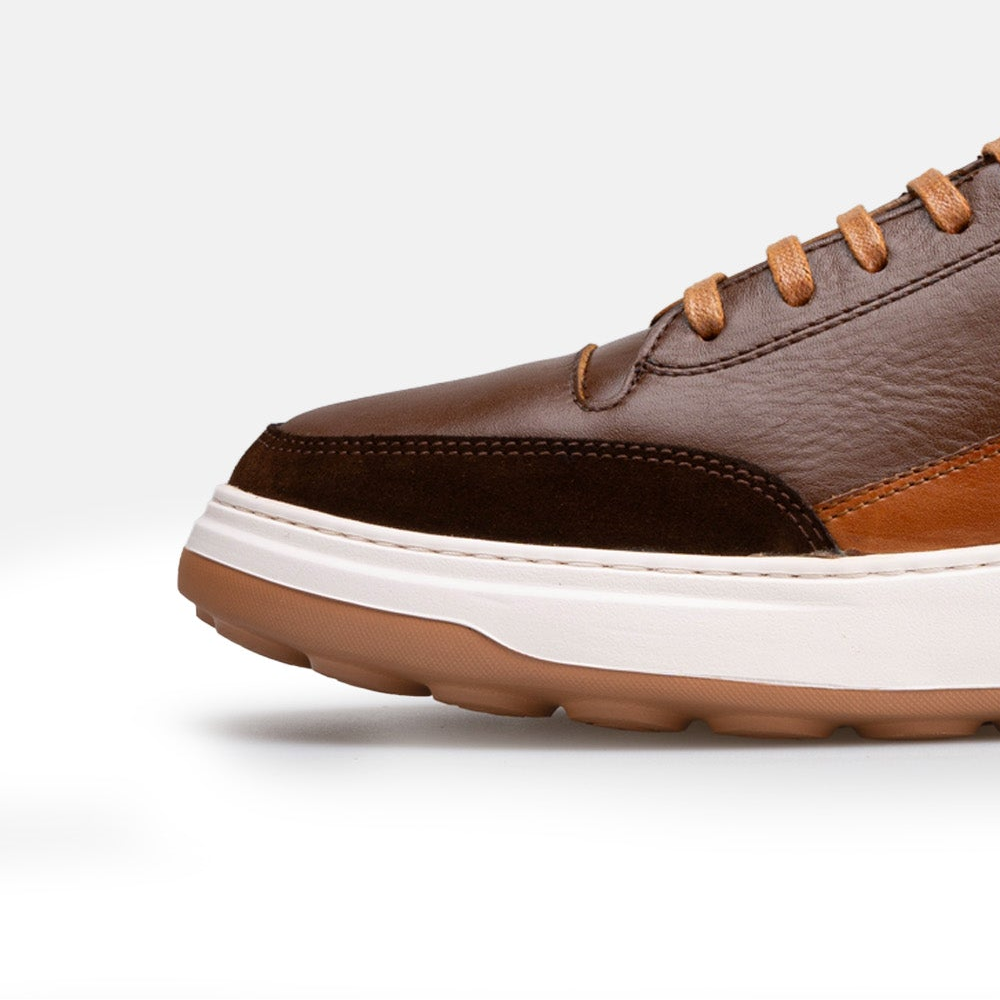 Volzak 6056 basket en cuir Marron
