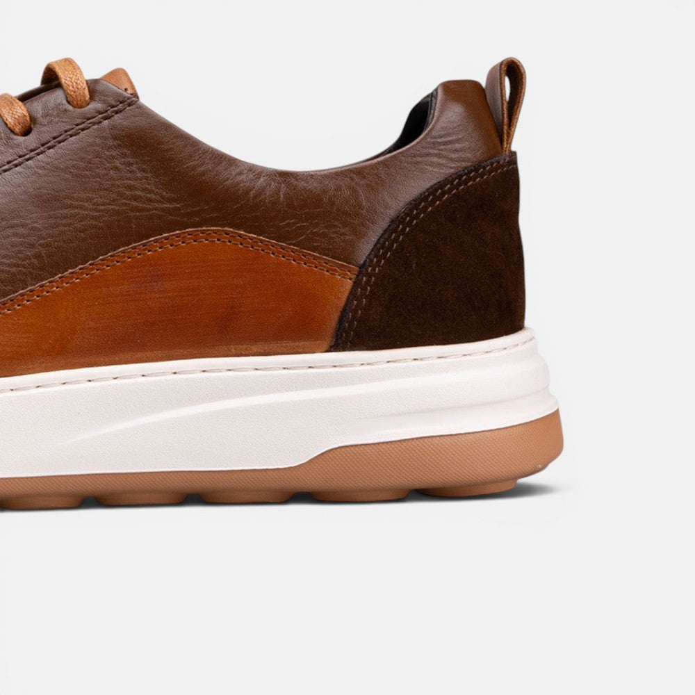 Volzak 6056 basket en cuir Marron
