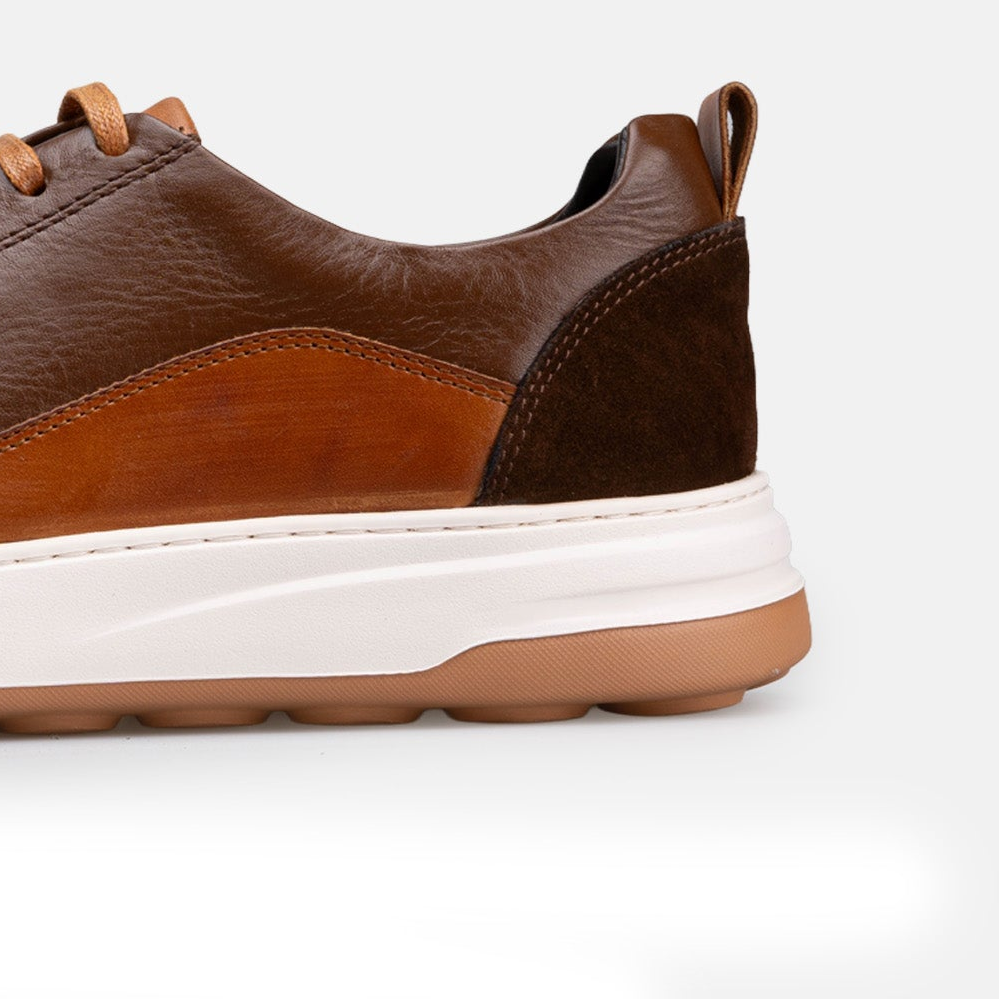 Volzak 6056 basket en cuir Marron