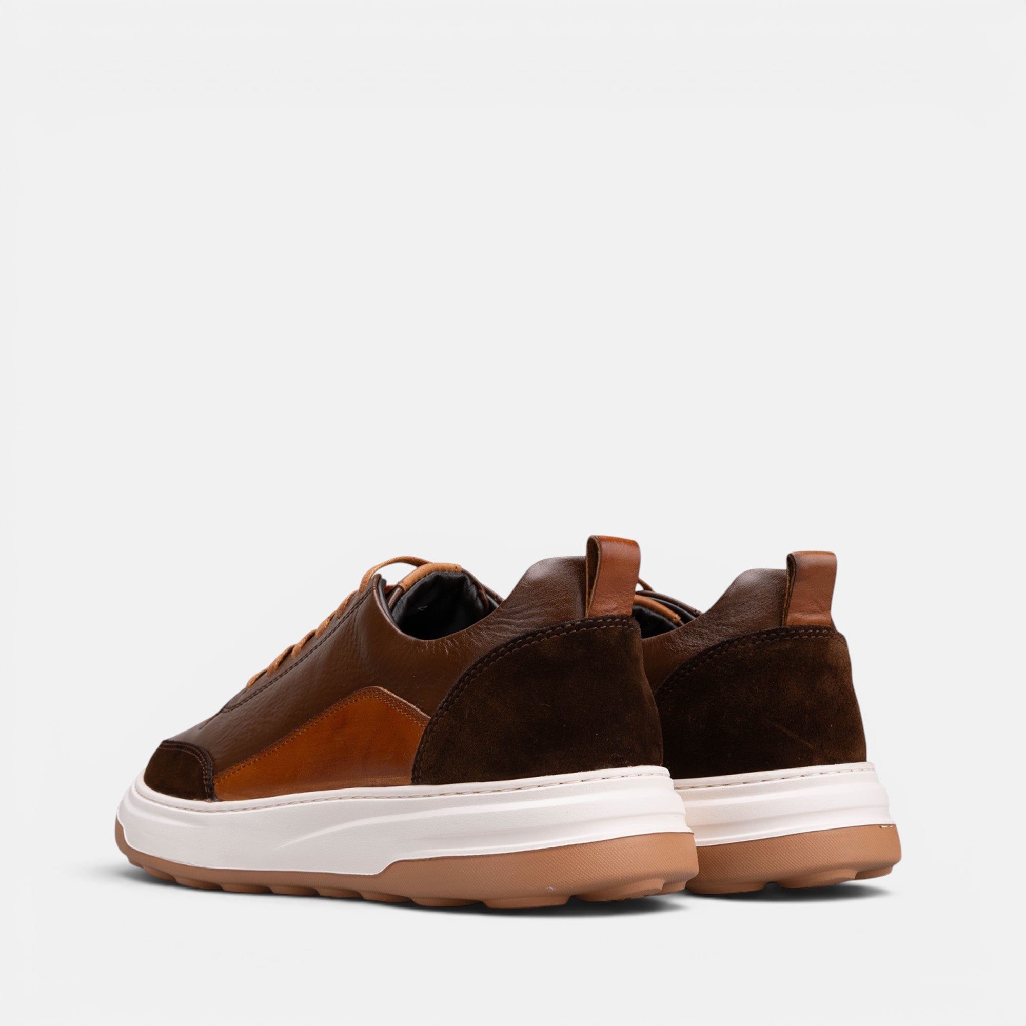 Volzak 6056 basket en cuir Marron