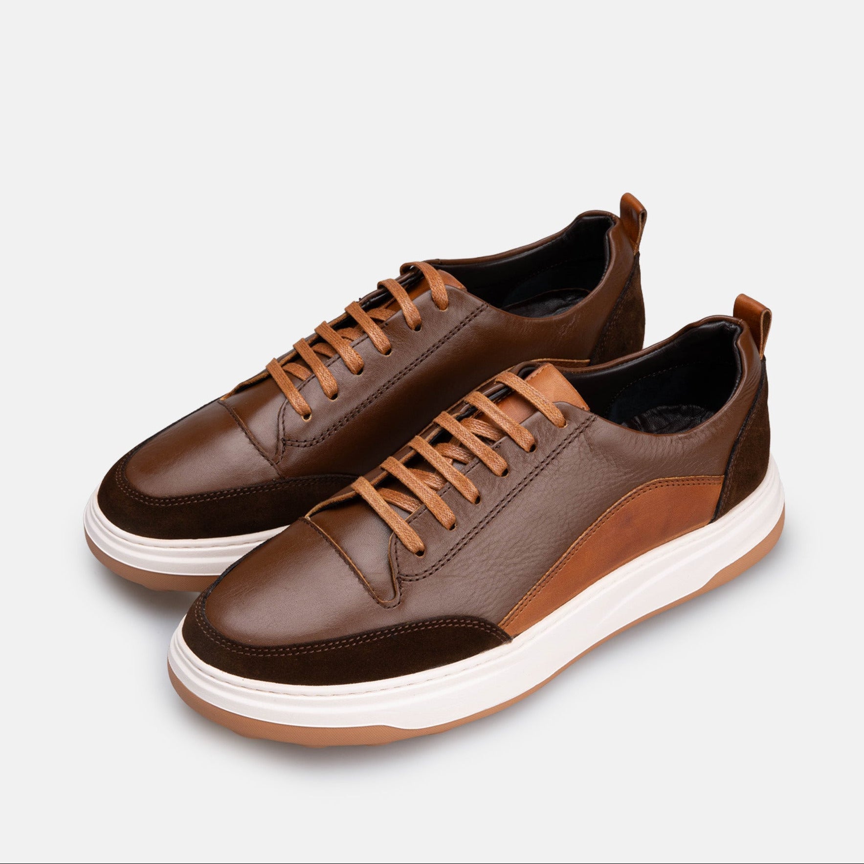 Volzak 6056 basket en cuir Marron