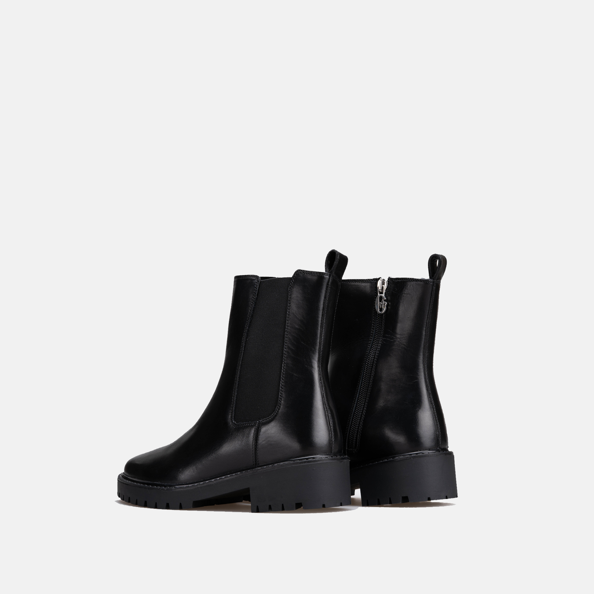 Volzak 7301 Bottine en cuir Noir