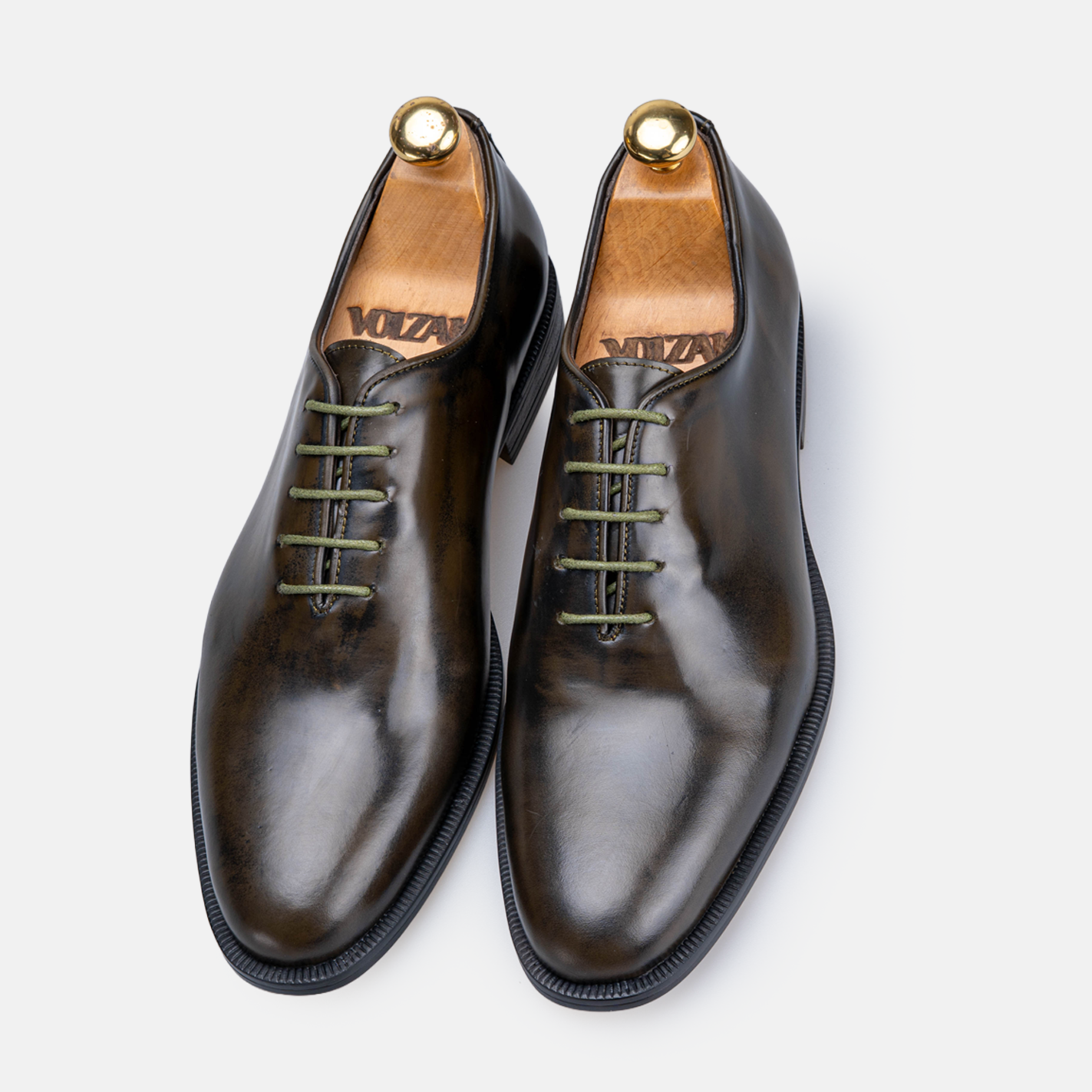 Volzak 6070 Chaussure en cuir Démasquable Vert