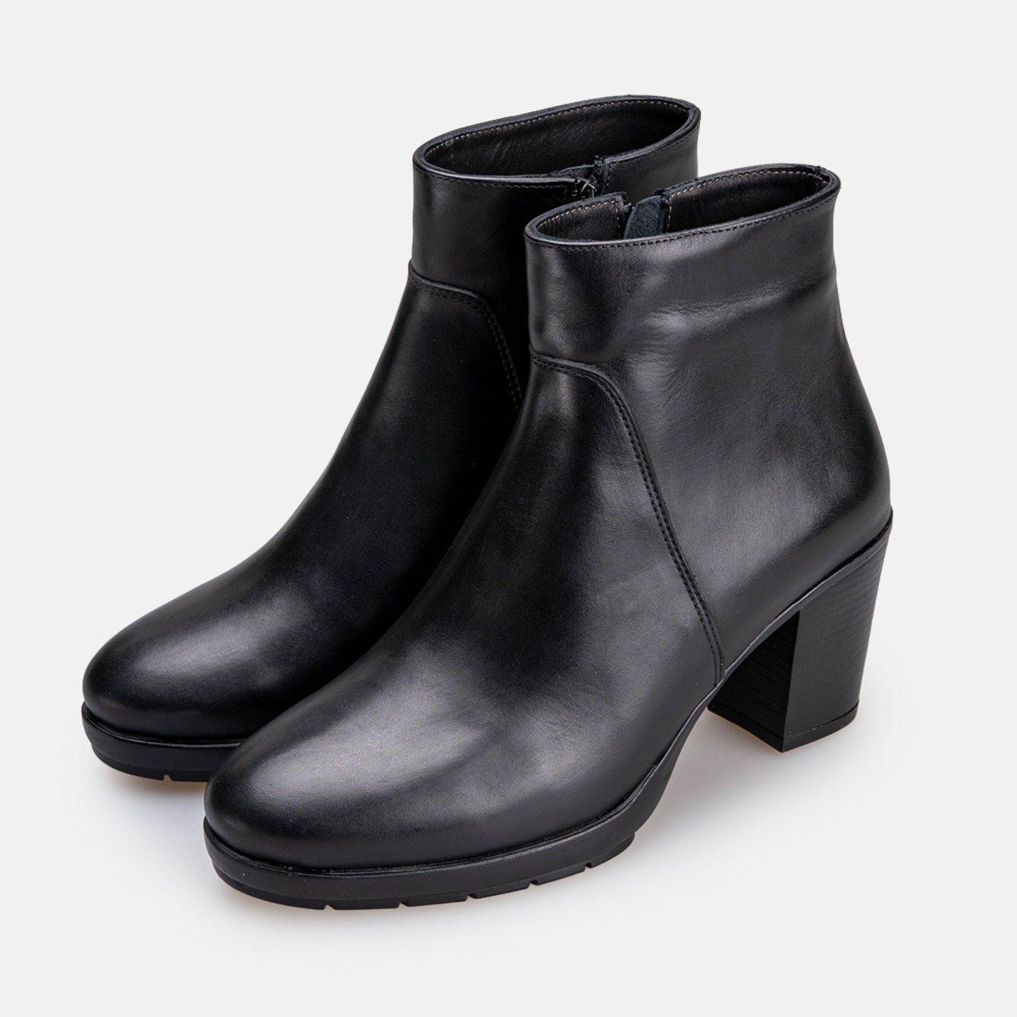 Volzak 101 Bottine en cuir Noir