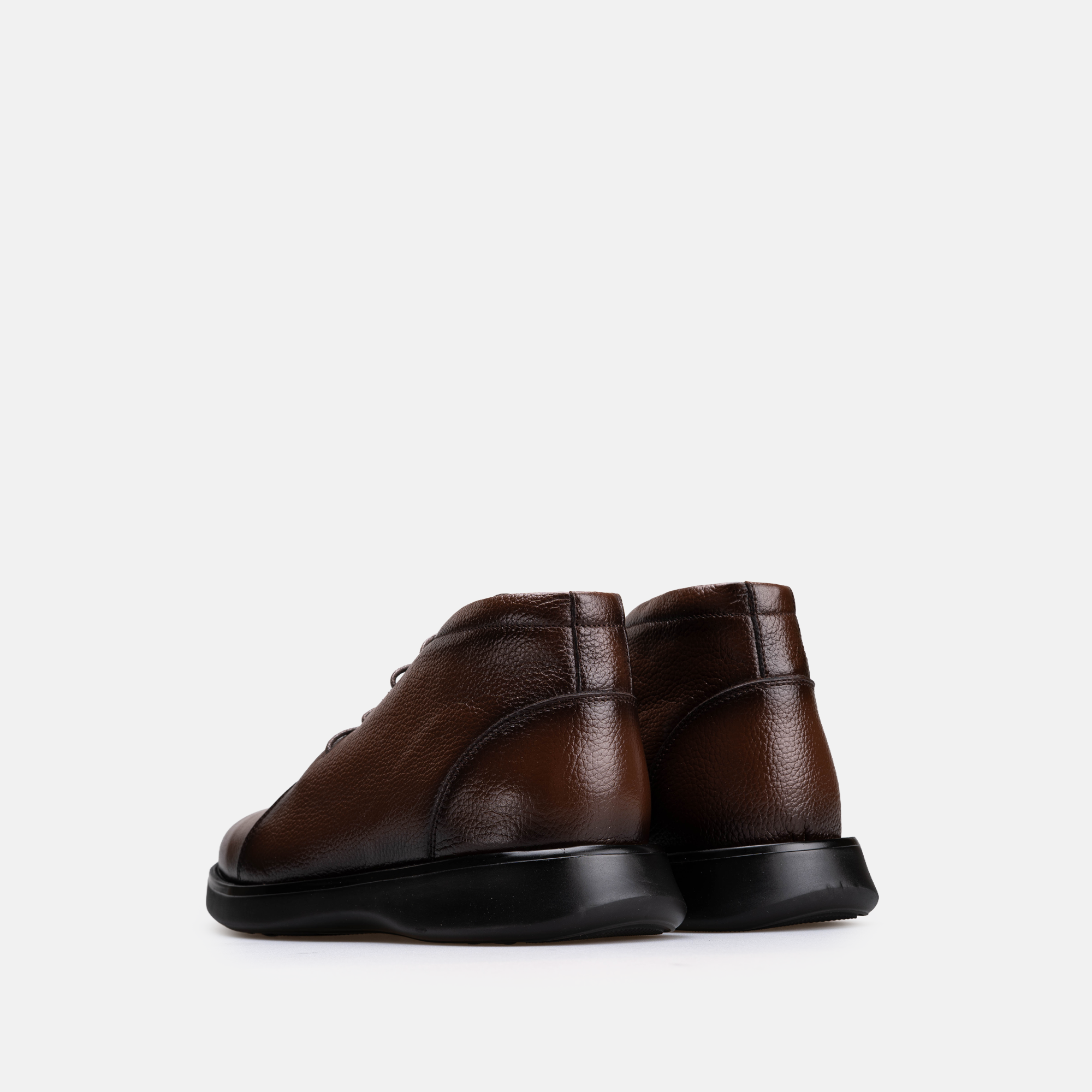 Volzak 5538 Bottine en cuir Marron Grainé