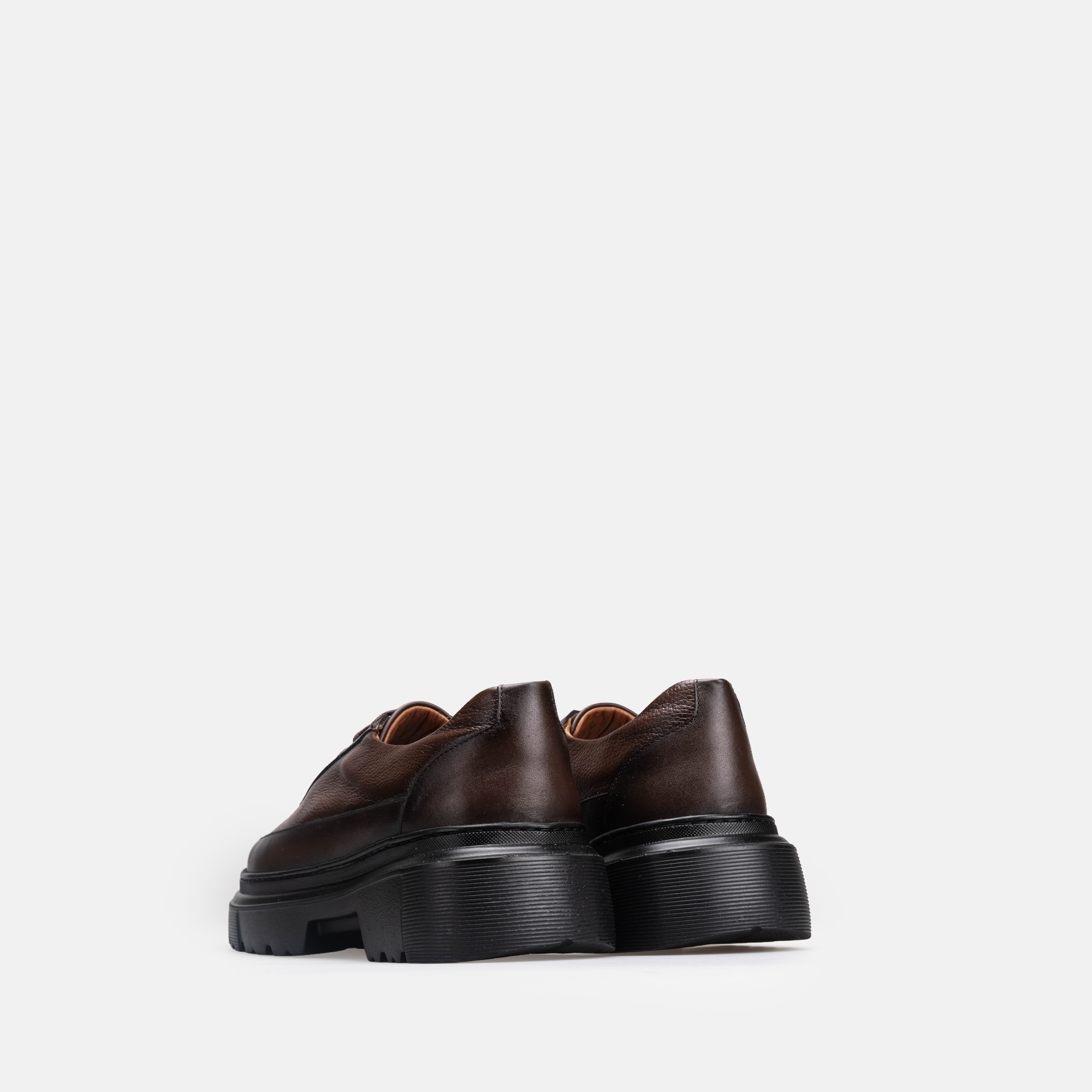 Volzak 5531 chaussure en cuir Marron Grainé