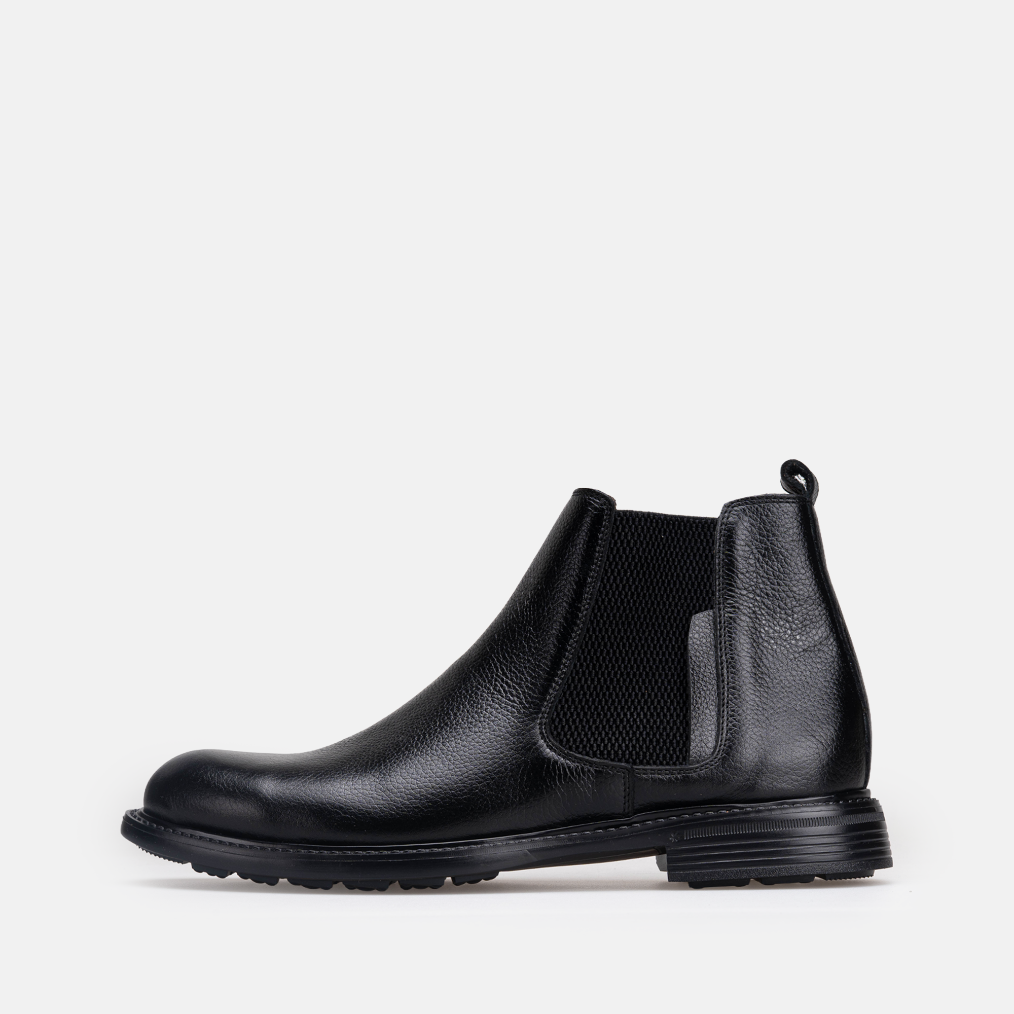 Volzak 5534 Bottine en cuir Noir Grainé