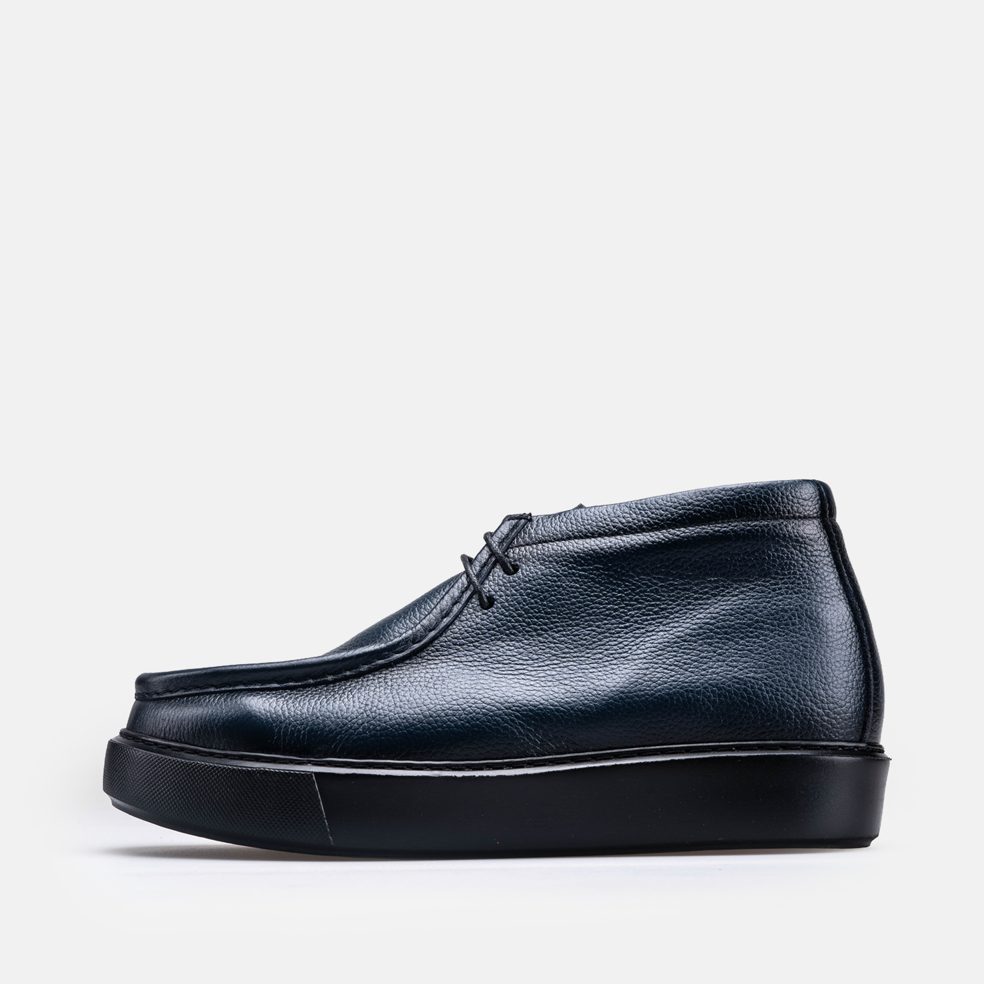 Volzak 5543 Bottine en cuir Bleu Grainé