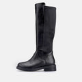 Volzak 4051 Botte genouillère en cuir Noir