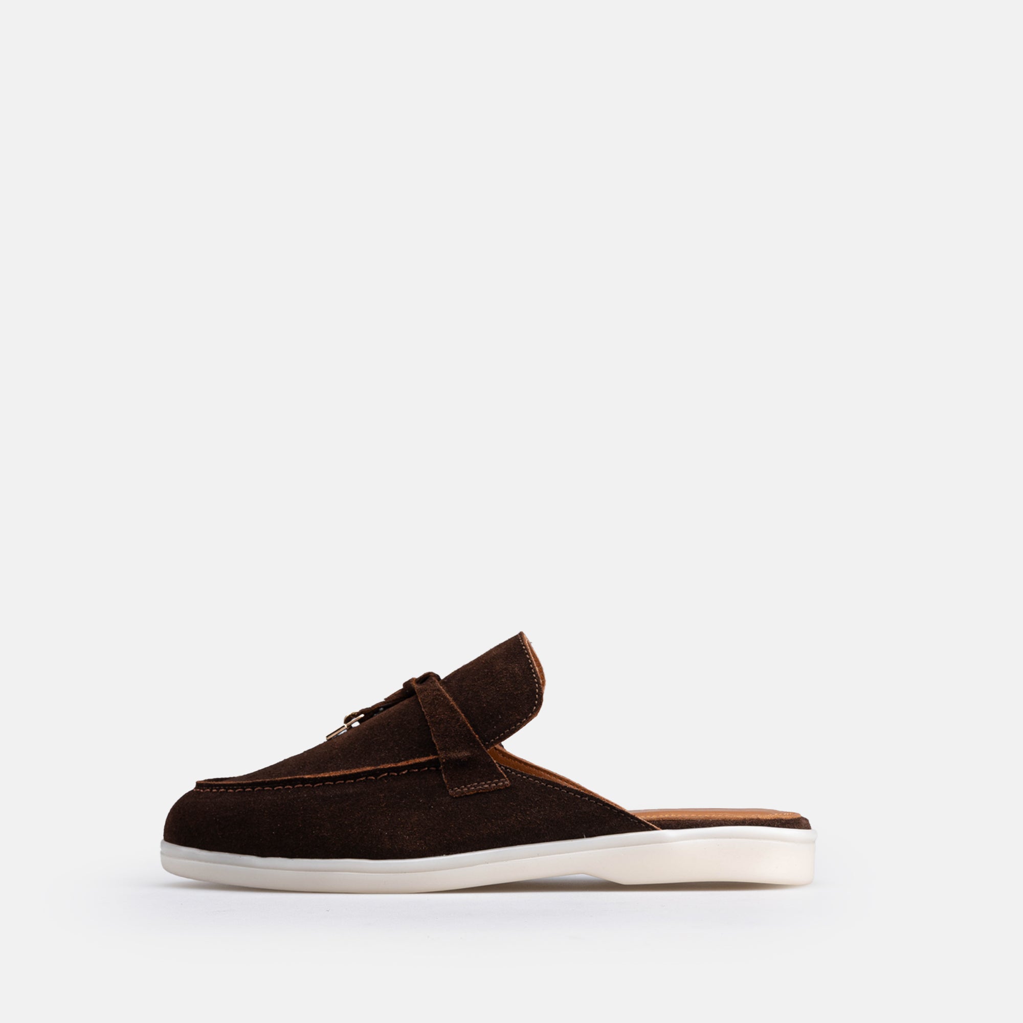 Volzak 0777 Mule en daim Marron