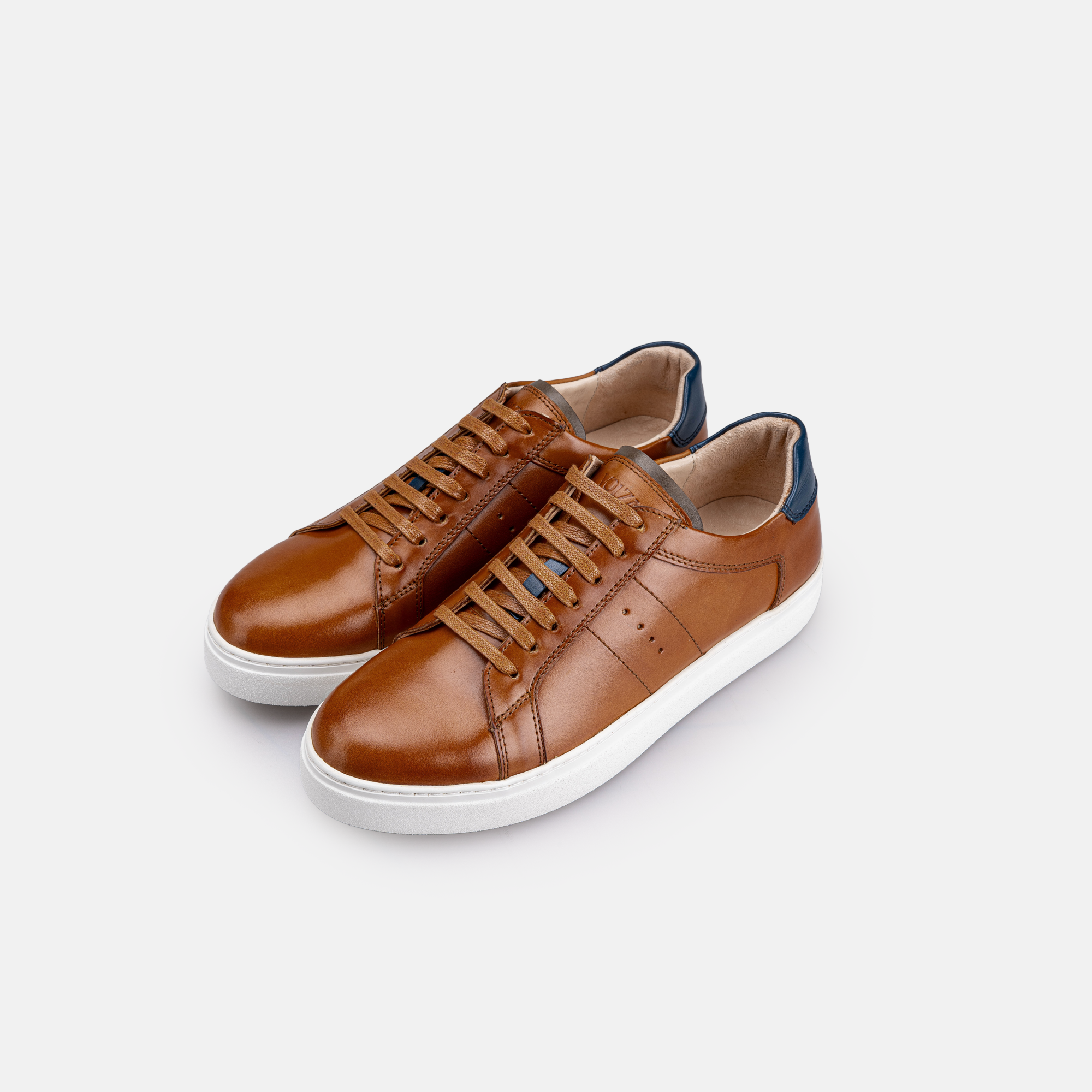 Volzak 7011 basket en cuir Camel