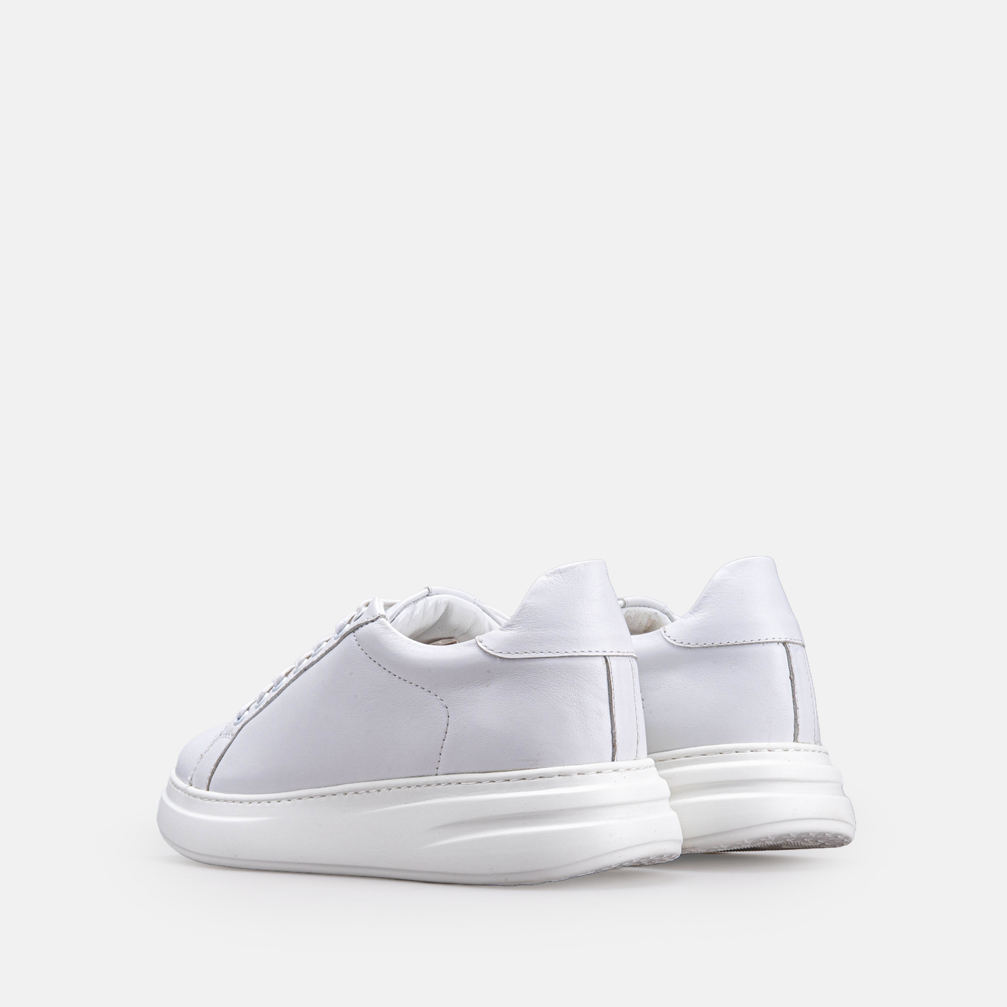 Volzak 165 Basket en cuir Blanc