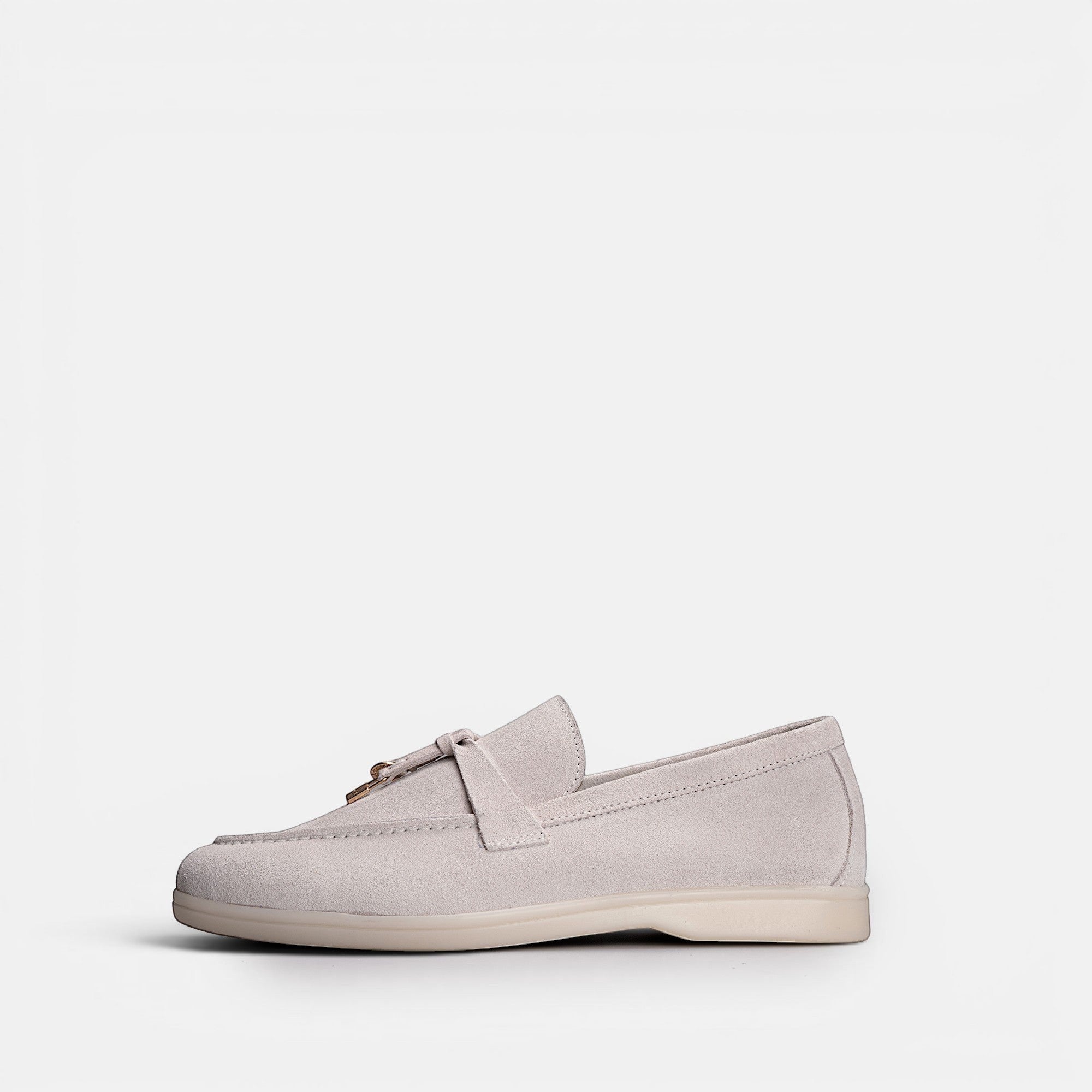 Volzak 32 mocassin en daim Beige Clair