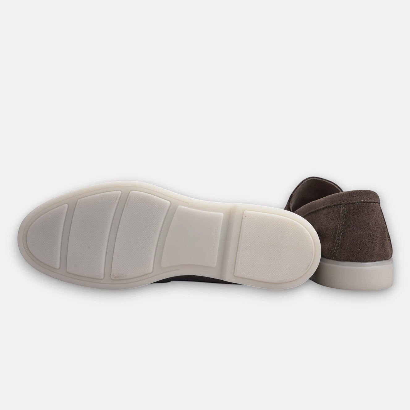 Volzak 279 Mocassin en daim Taupe Foncé