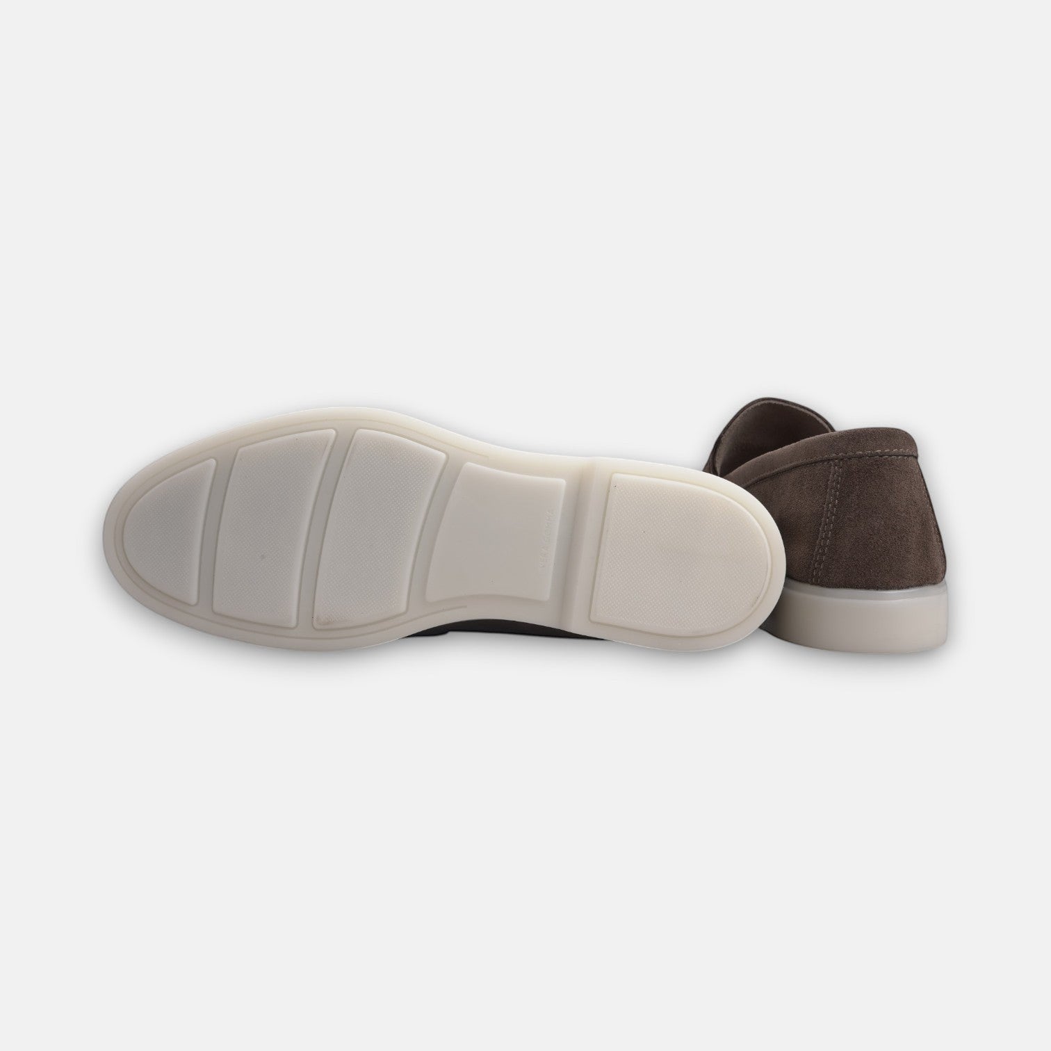 Volzak 279 Mocassin en daim Taupe Foncé