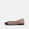Volzak 078 Ballerine en cuir Beige